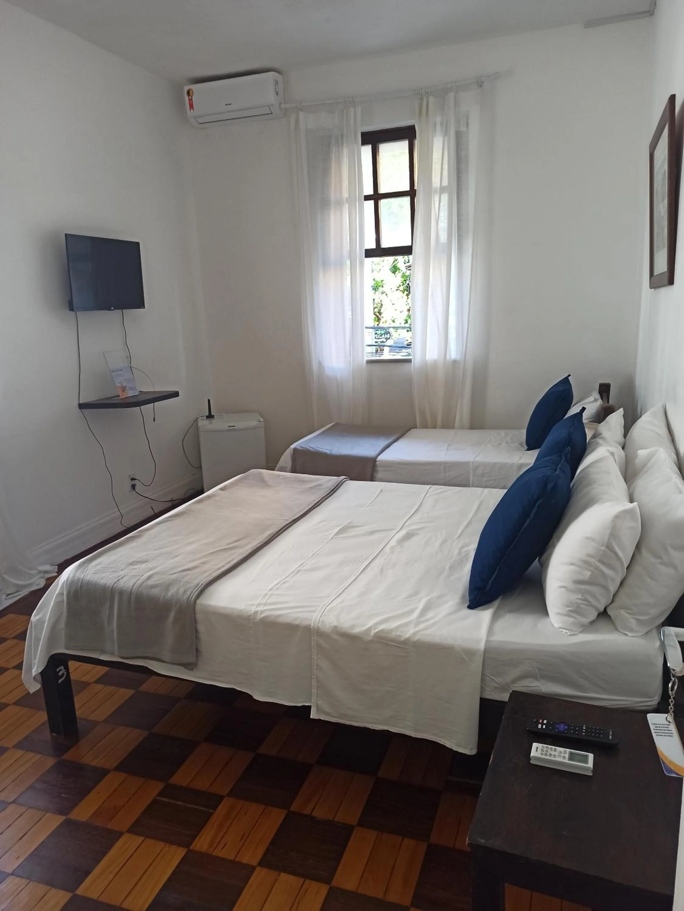 Bedroom, Bed in Pousada Estrela do Mar