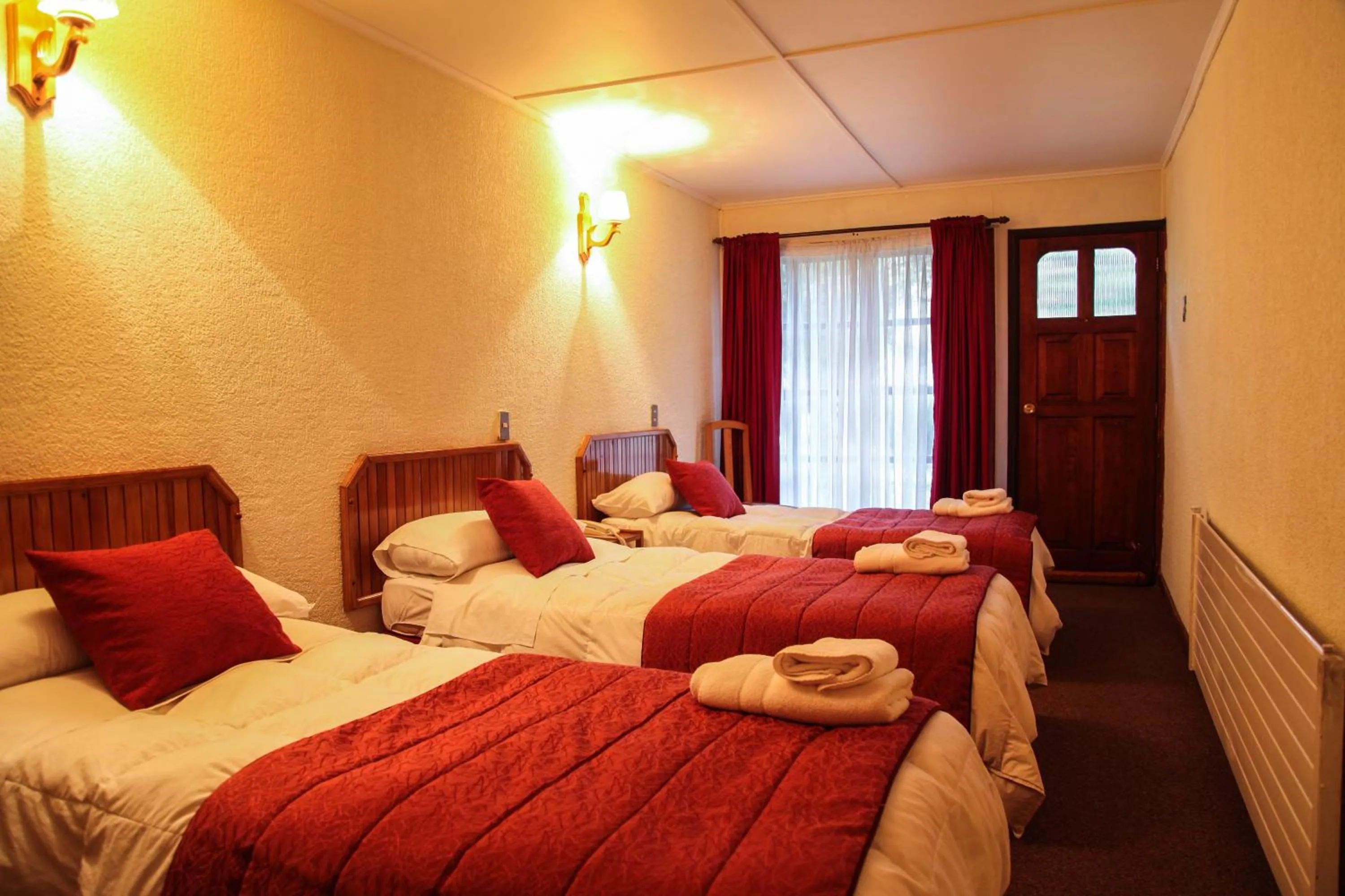 Bed in Hostería Pehoe