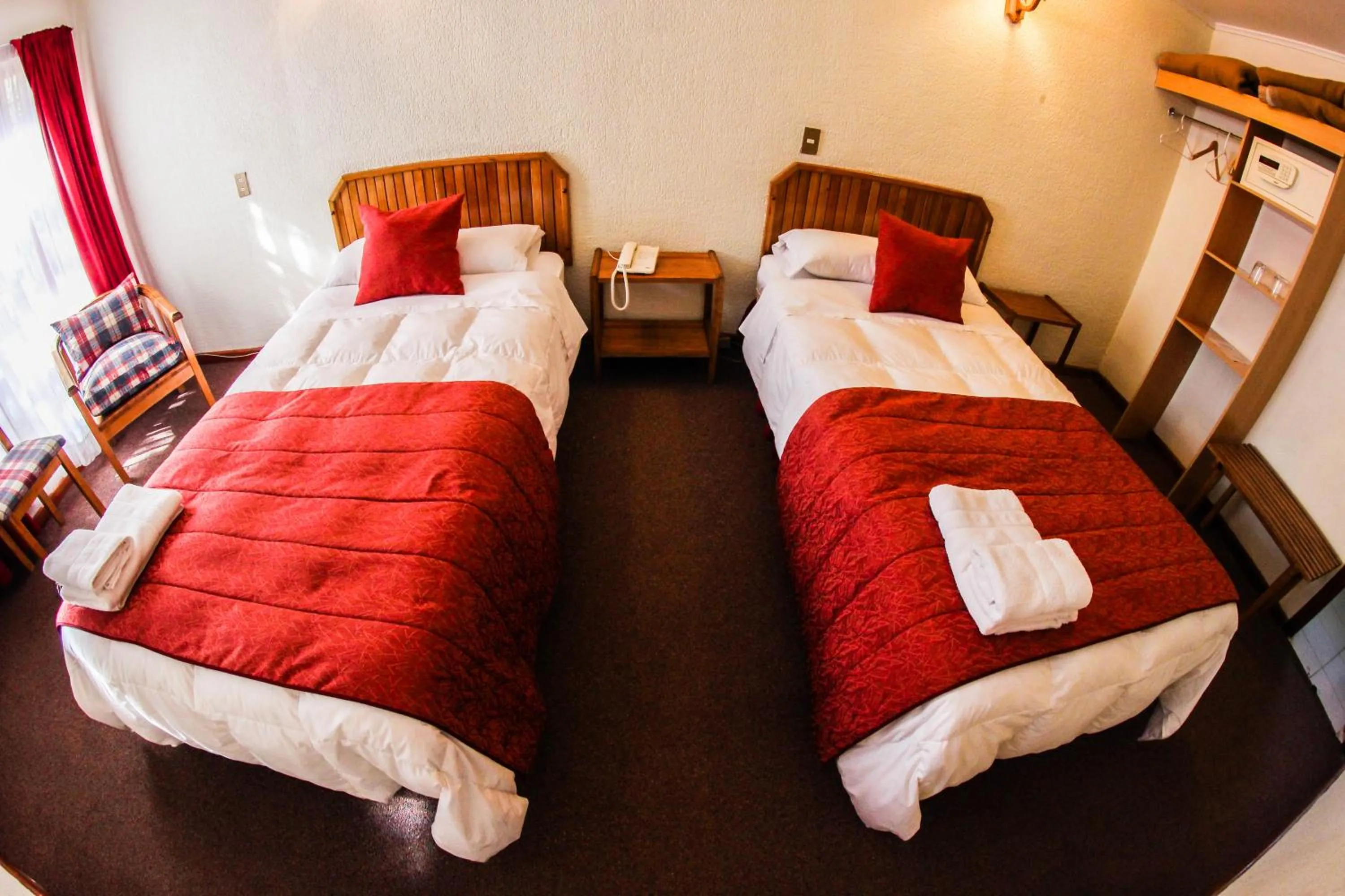 Bed in Hostería Pehoe