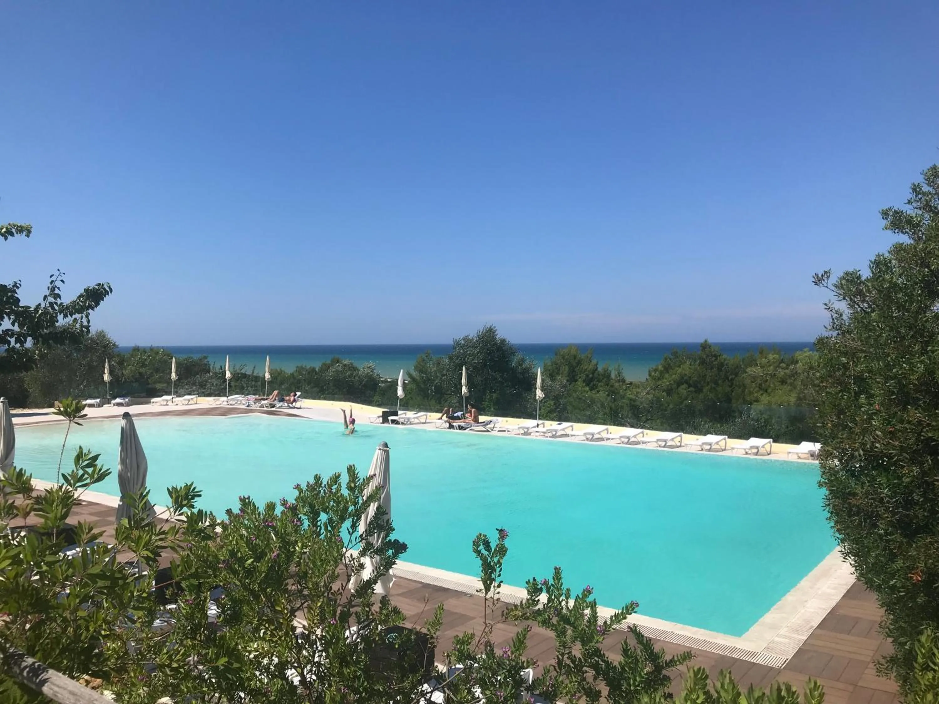 Pool view in Residence Gli Stingi