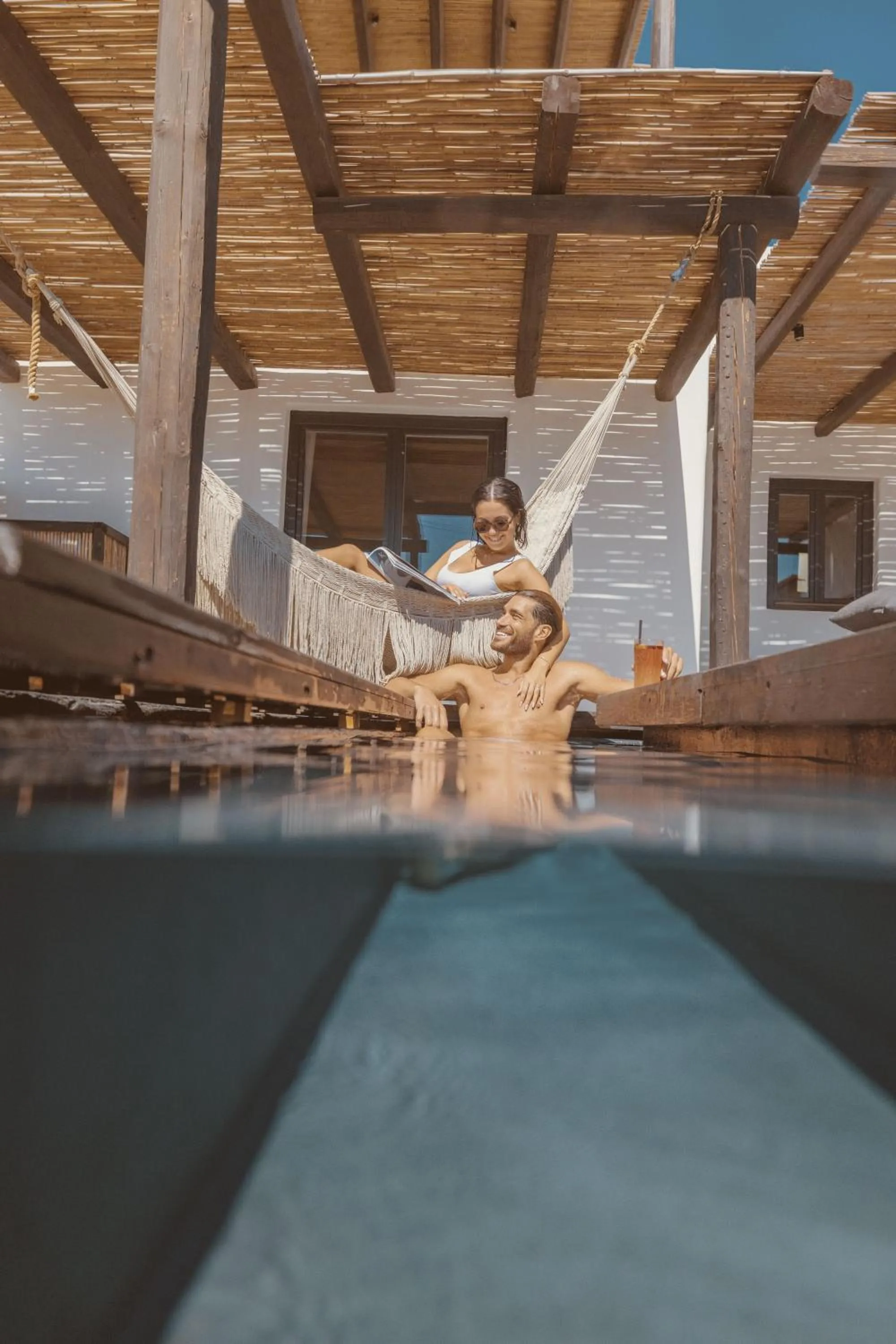 Swimming pool in ananea Mykonos - Adults Only