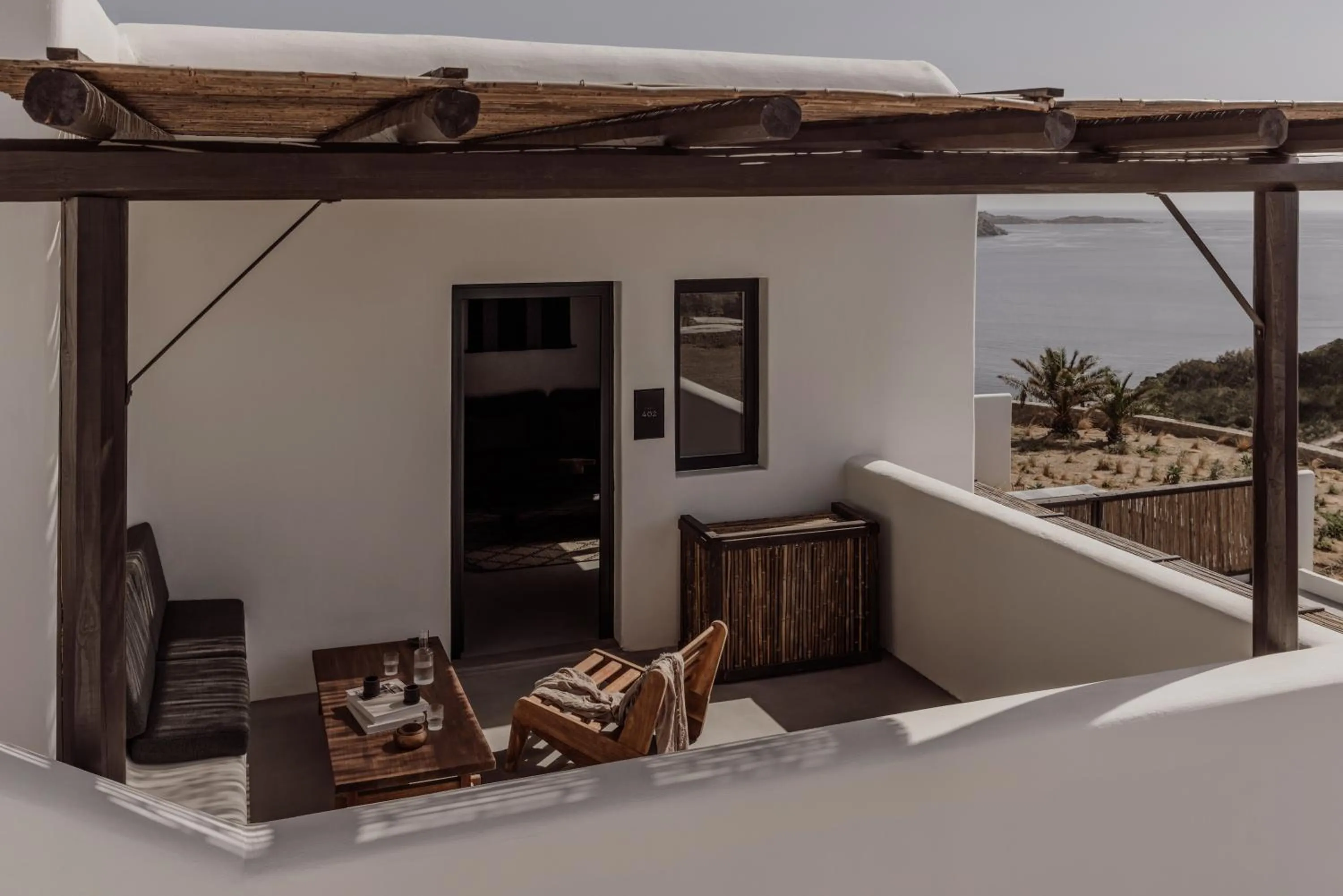 Balcony/Terrace in ananea Mykonos - Adults Only