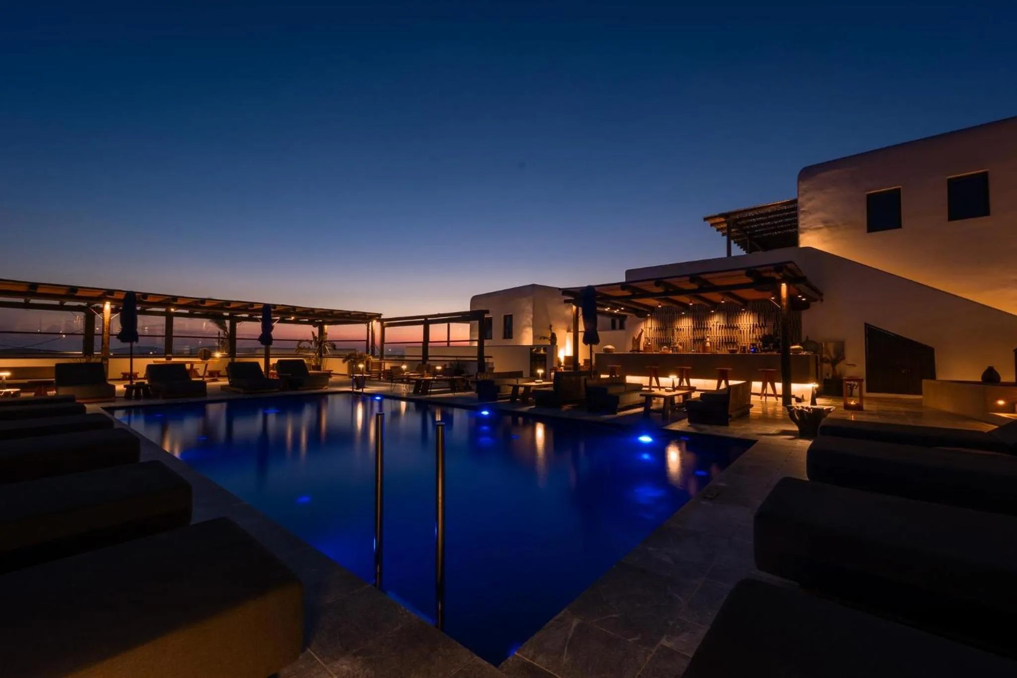 Swimming pool in ananea Mykonos - Adults Only