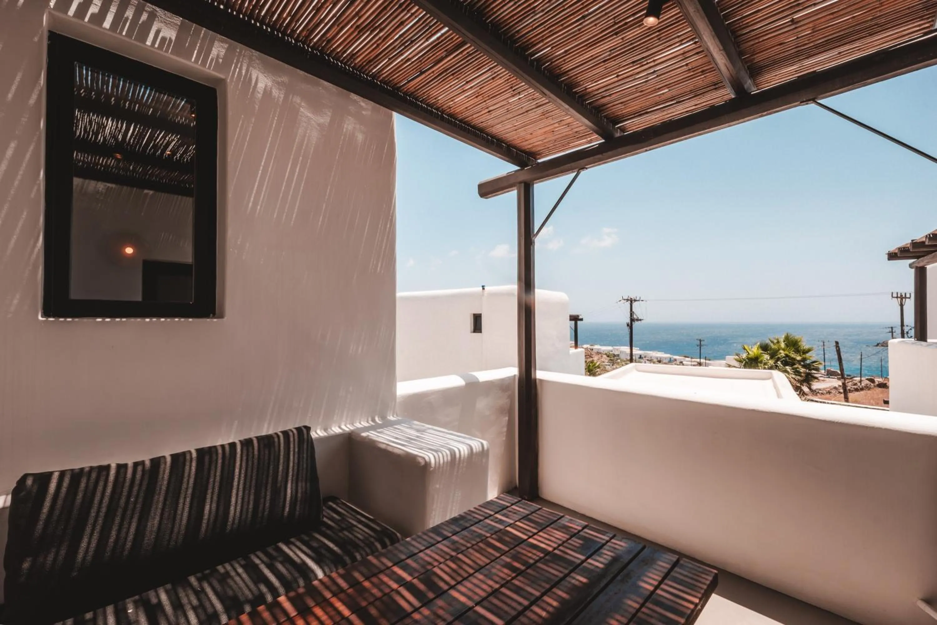 Balcony/Terrace in ananea Mykonos - Adults Only