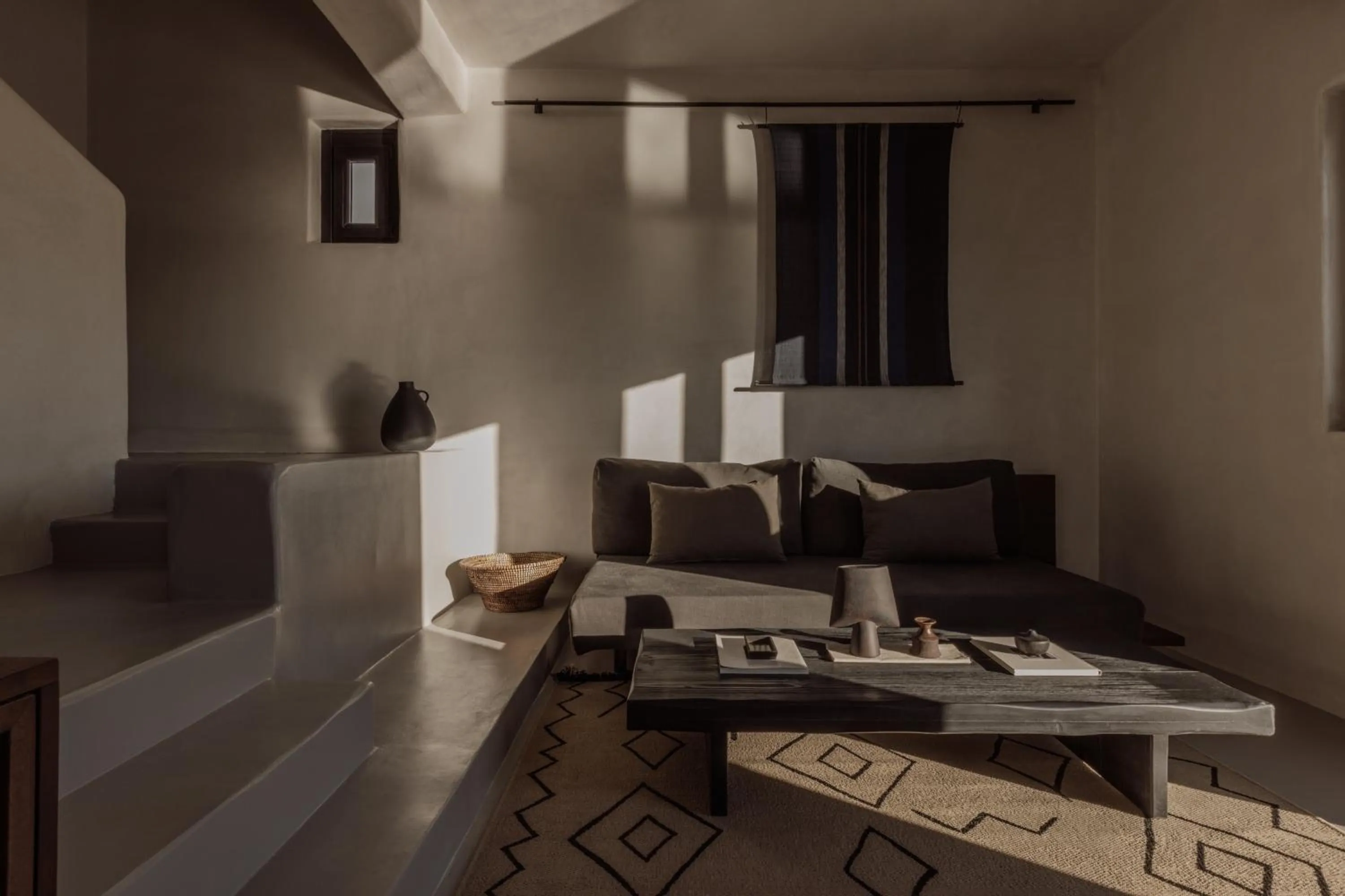 Seating area in ananea Mykonos - Adults Only