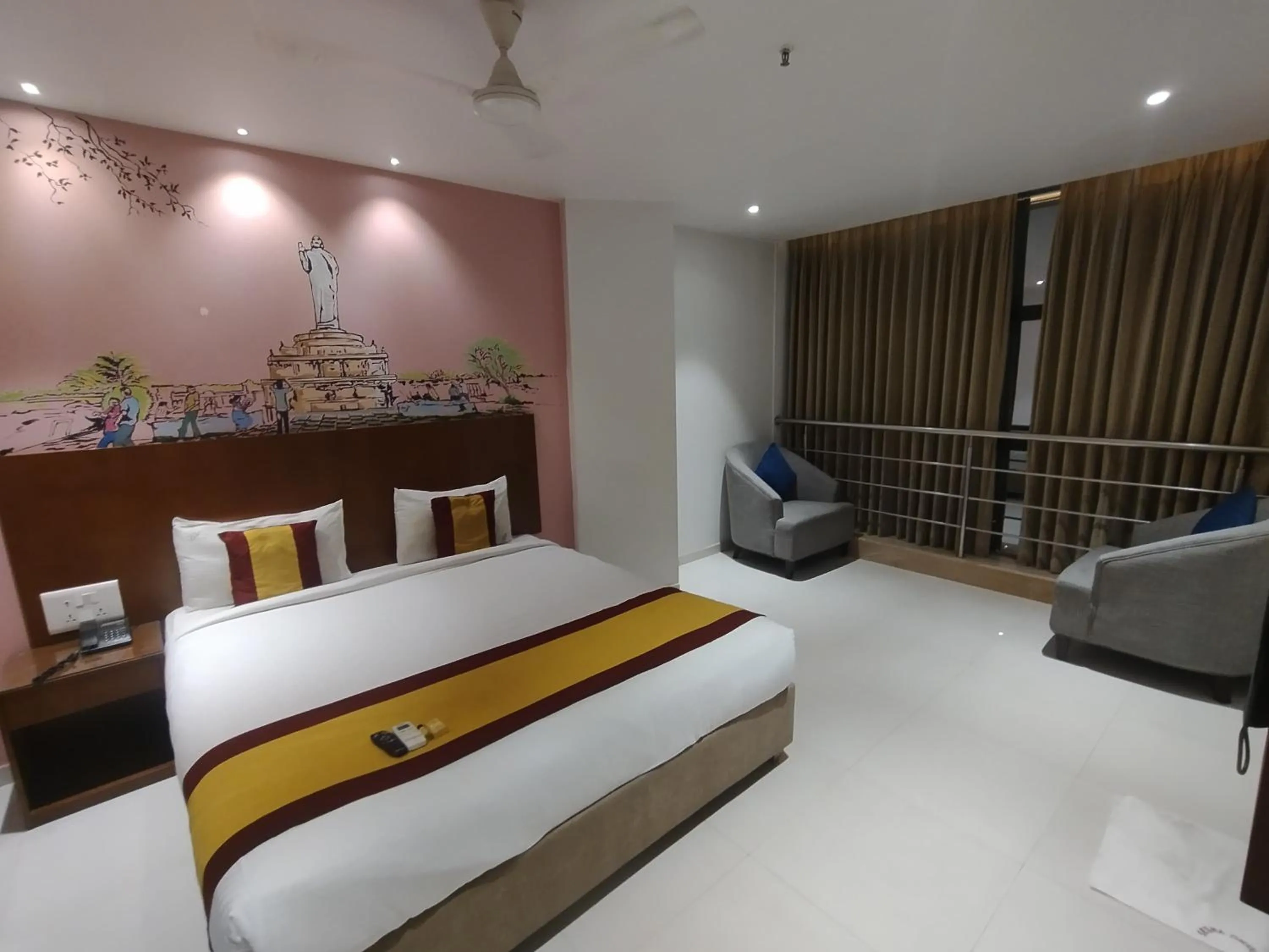 Bed in Sesha Grand
