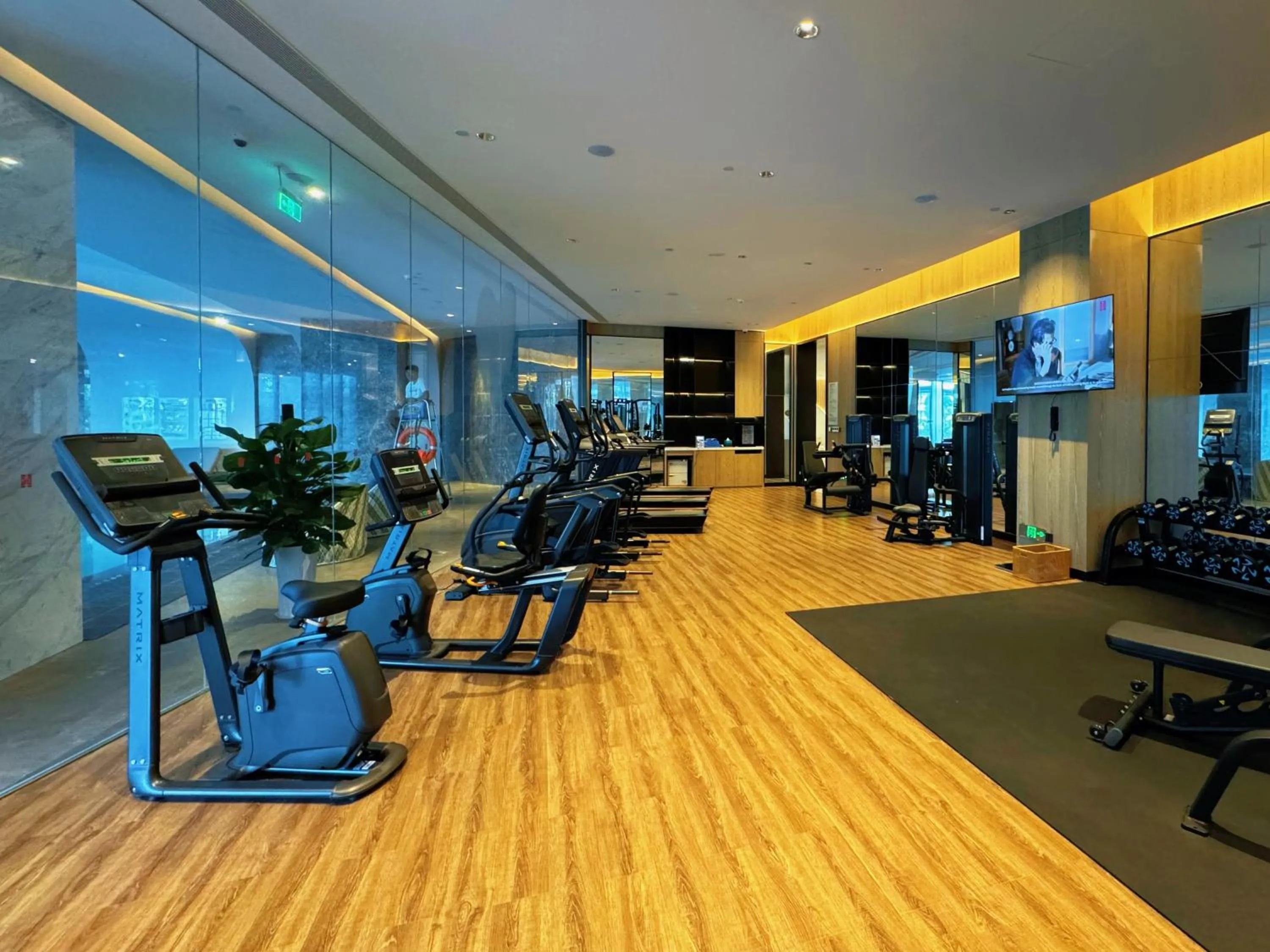Fitness centre/facilities in HUALUXE Beihai Silver Beach Resort by IHG