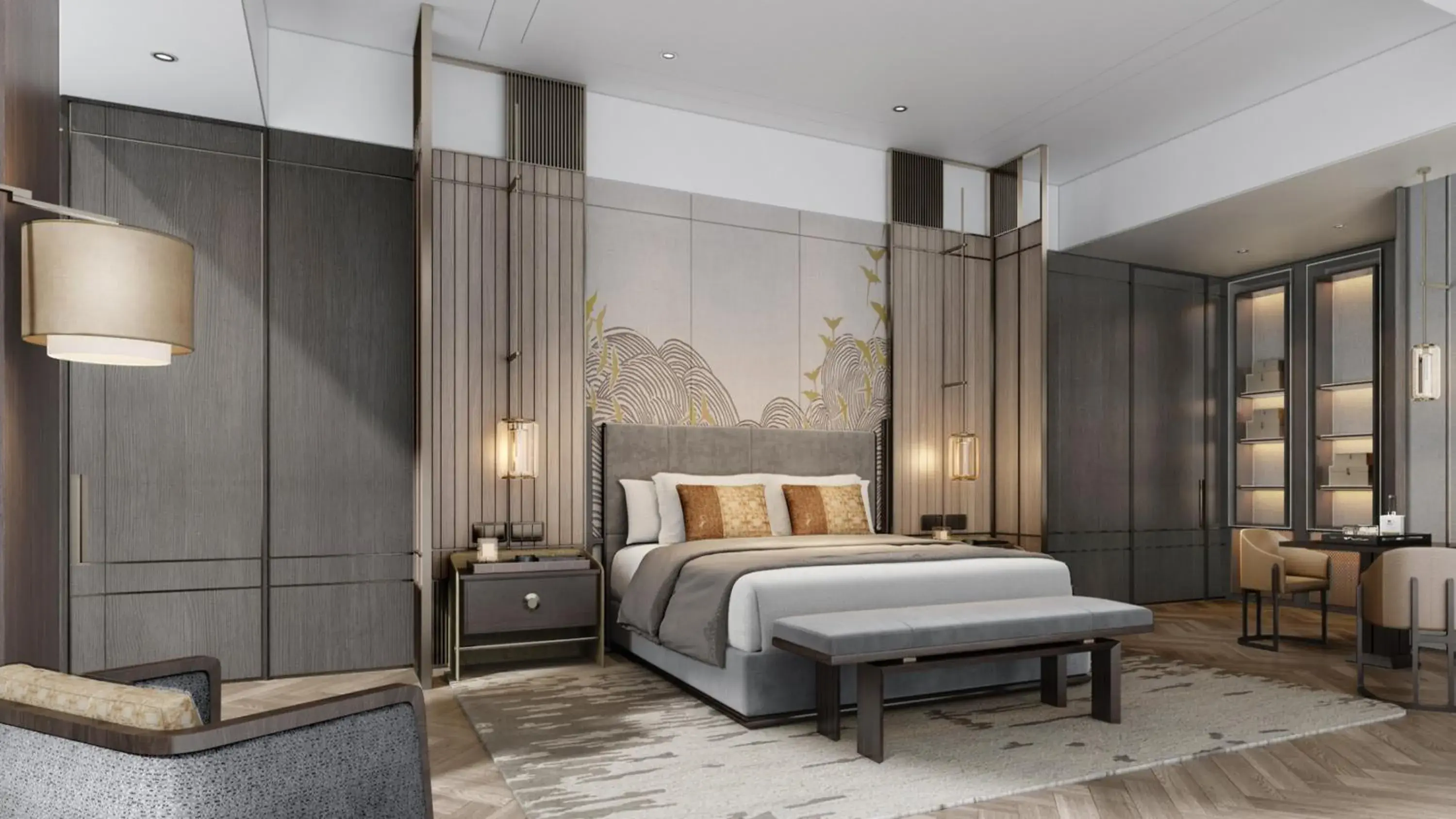 One-Bedroom King Suite with Oceanfront and Furnished Balcony in HUALUXE Beihai Silver Beach Resort by IHG One-Bedroom King Suite with Oceanfront and Furnished Balcony in HUALUXE Beihai Silver Beach Resort by IHG