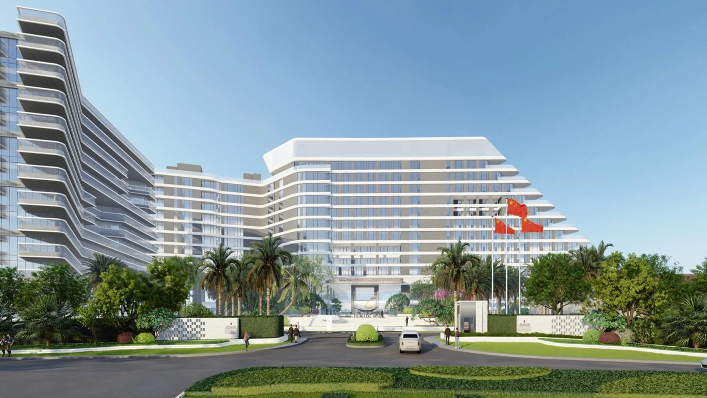 Property building in HUALUXE Beihai Silver Beach Resort by IHG