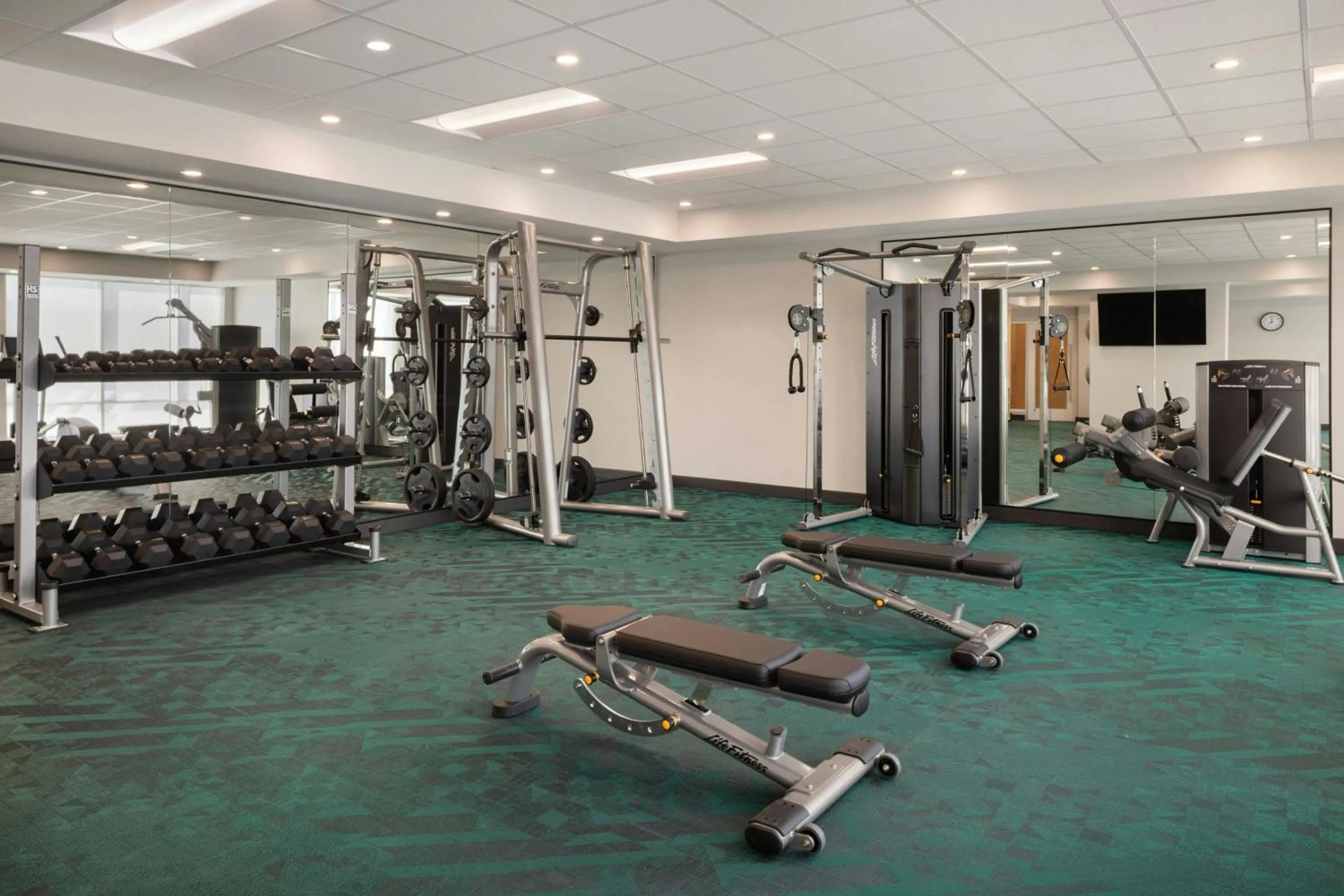 Fitness centre/facilities in TownePlace Suites by Marriott Middleburg