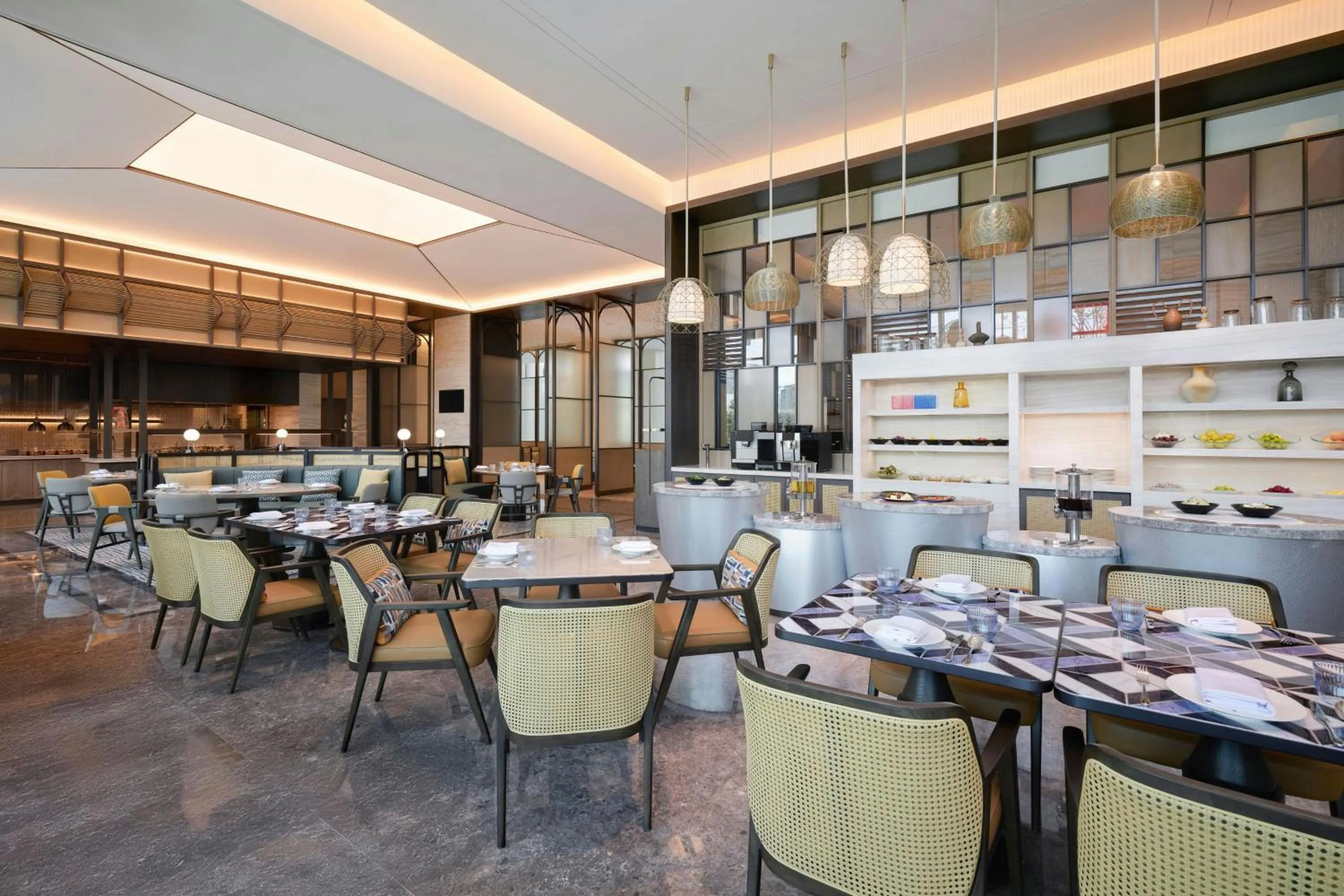 Breakfast in Courtyard by Marriott Korla