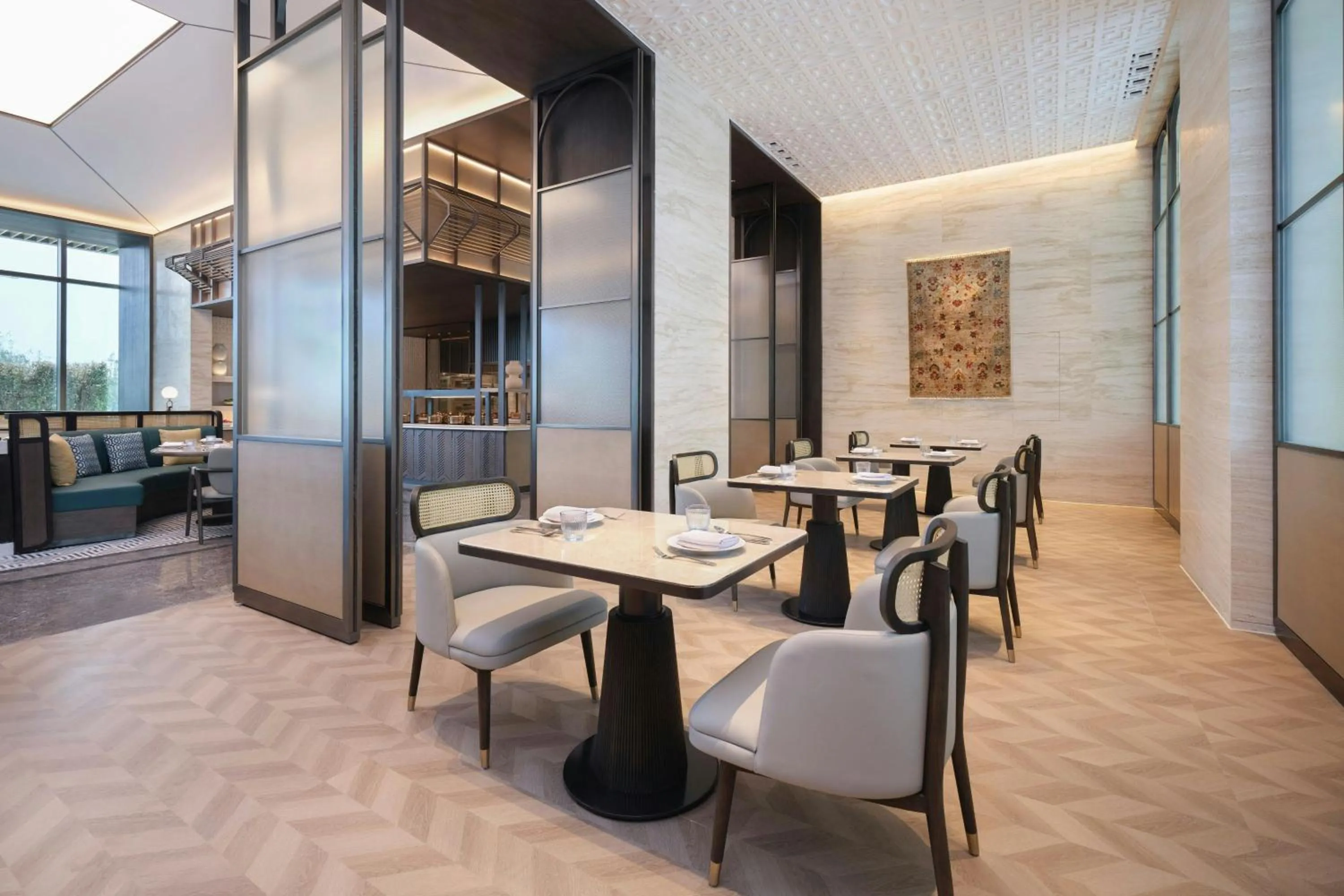 Breakfast in Courtyard by Marriott Korla