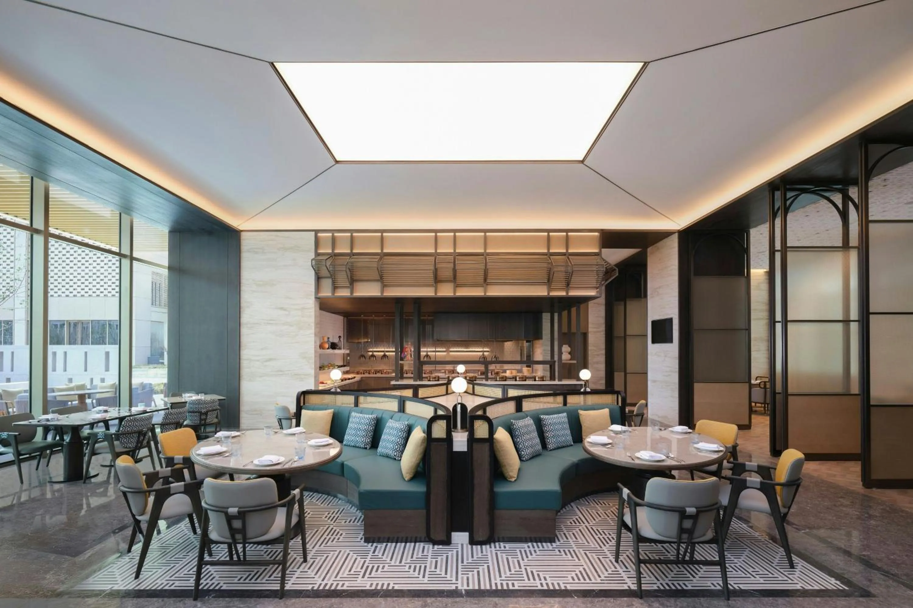 Breakfast in Courtyard by Marriott Korla