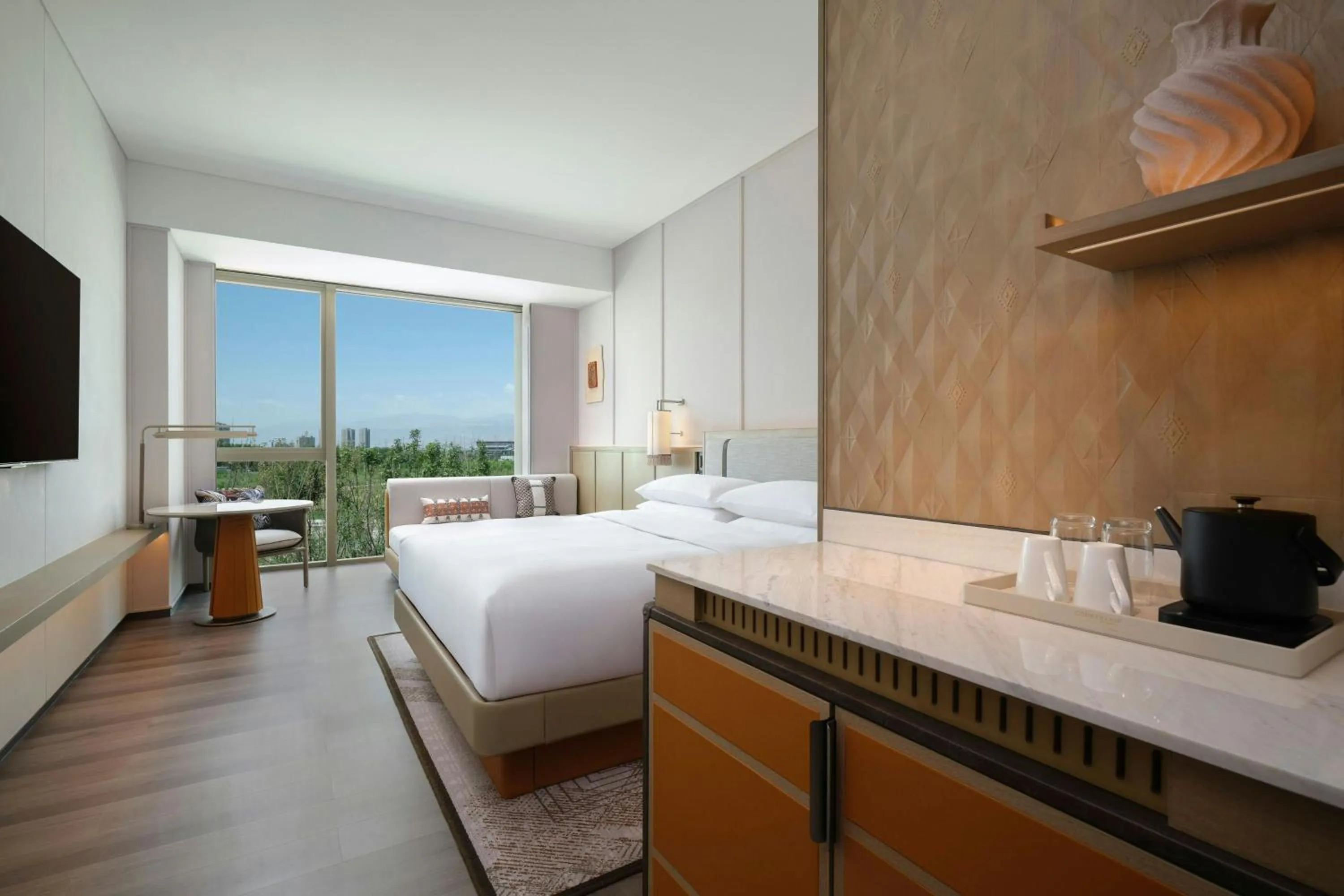 Photo of the whole room, Bed in Courtyard by Marriott Korla