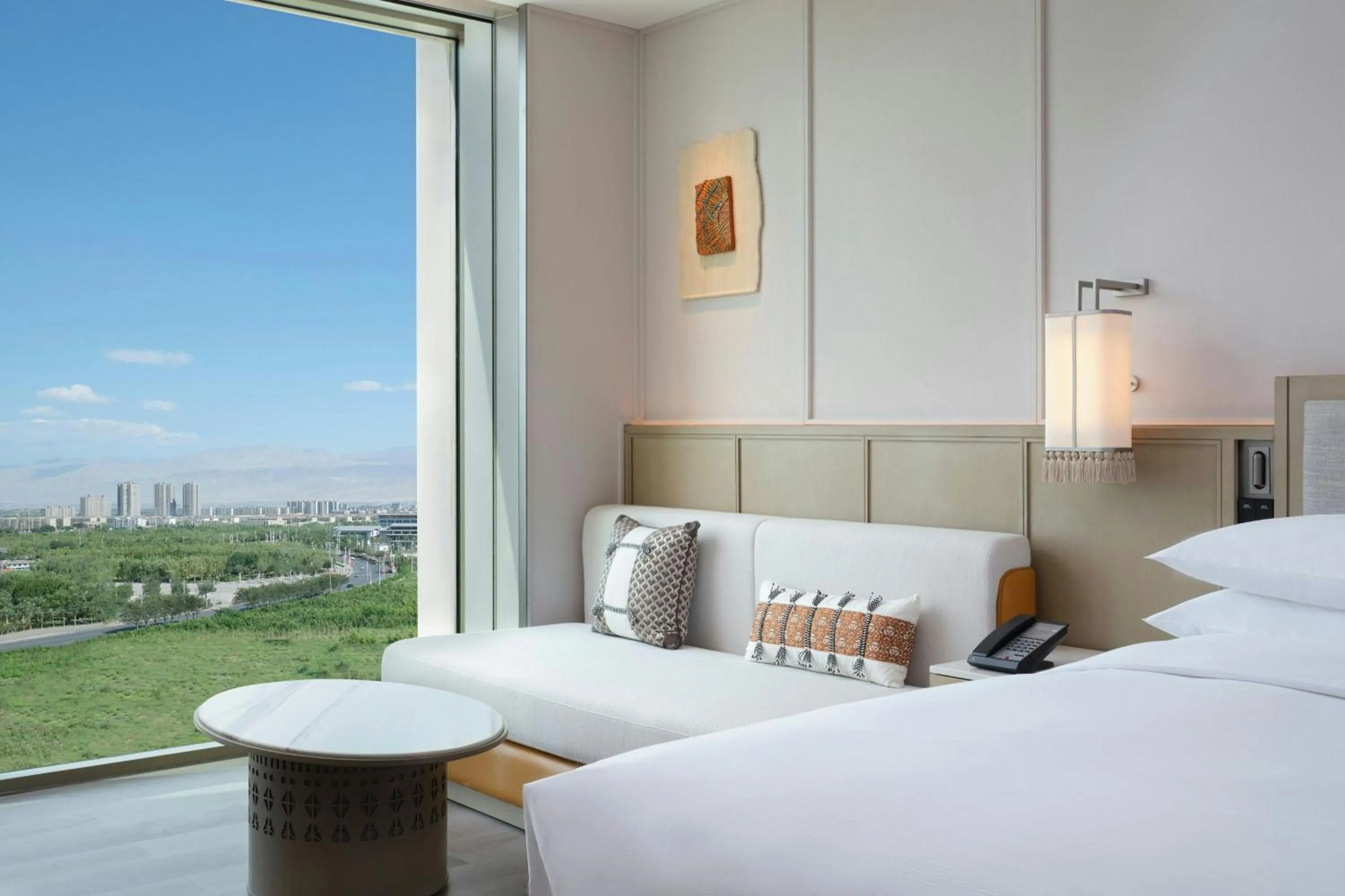 Living room, Bed in Courtyard by Marriott Korla