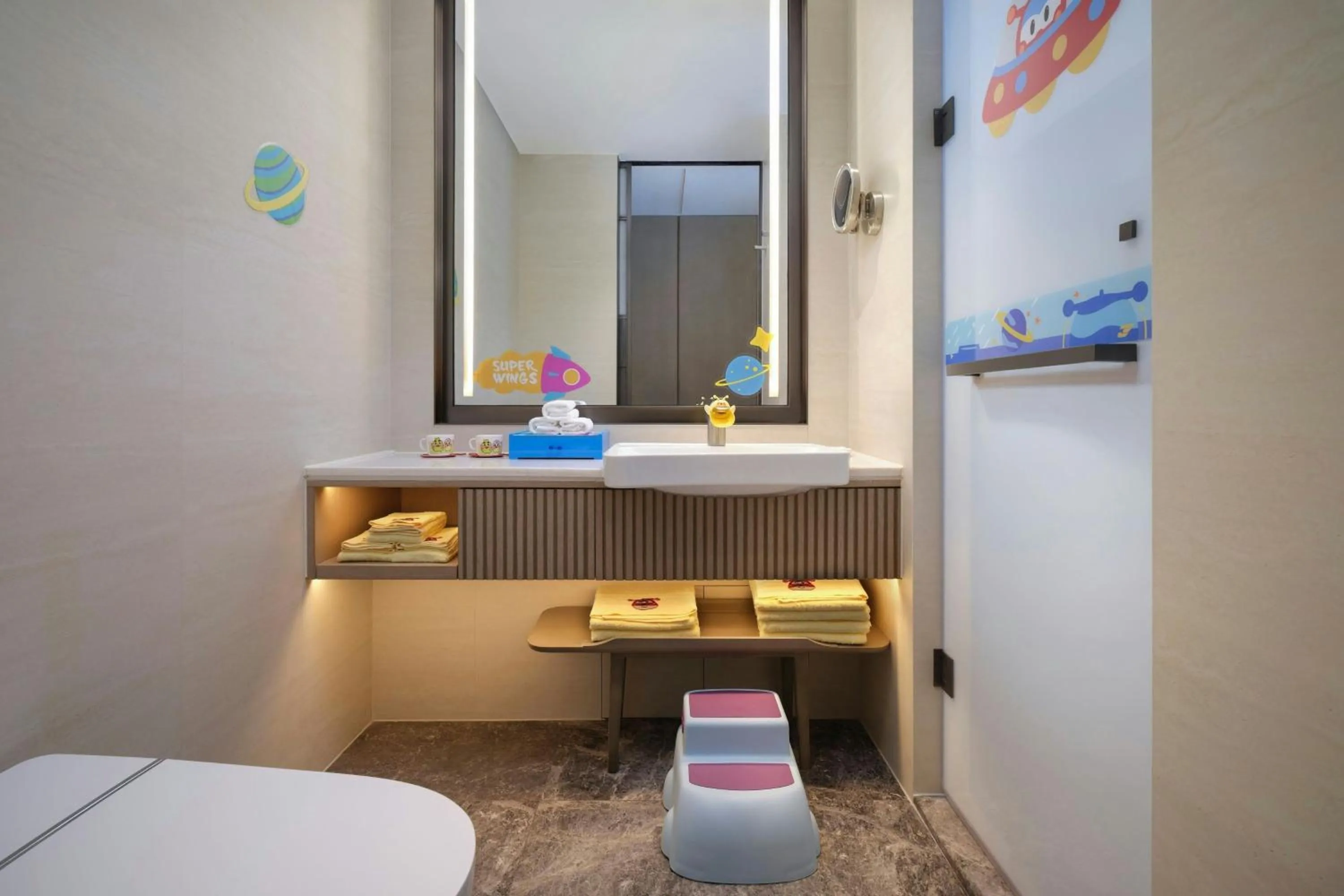 Bathroom, Bed in Courtyard by Marriott Korla