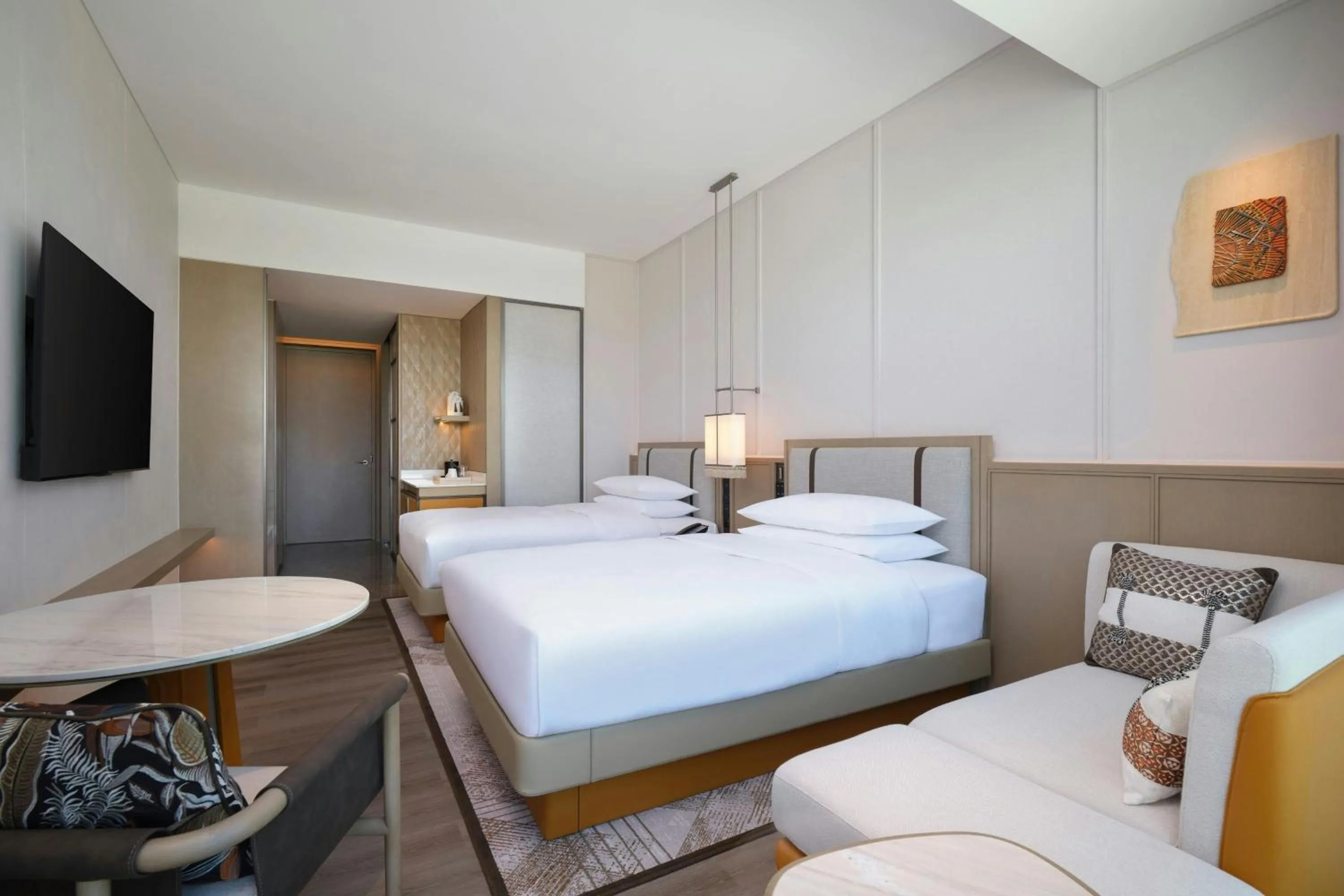 Photo of the whole room, Bed in Courtyard by Marriott Korla