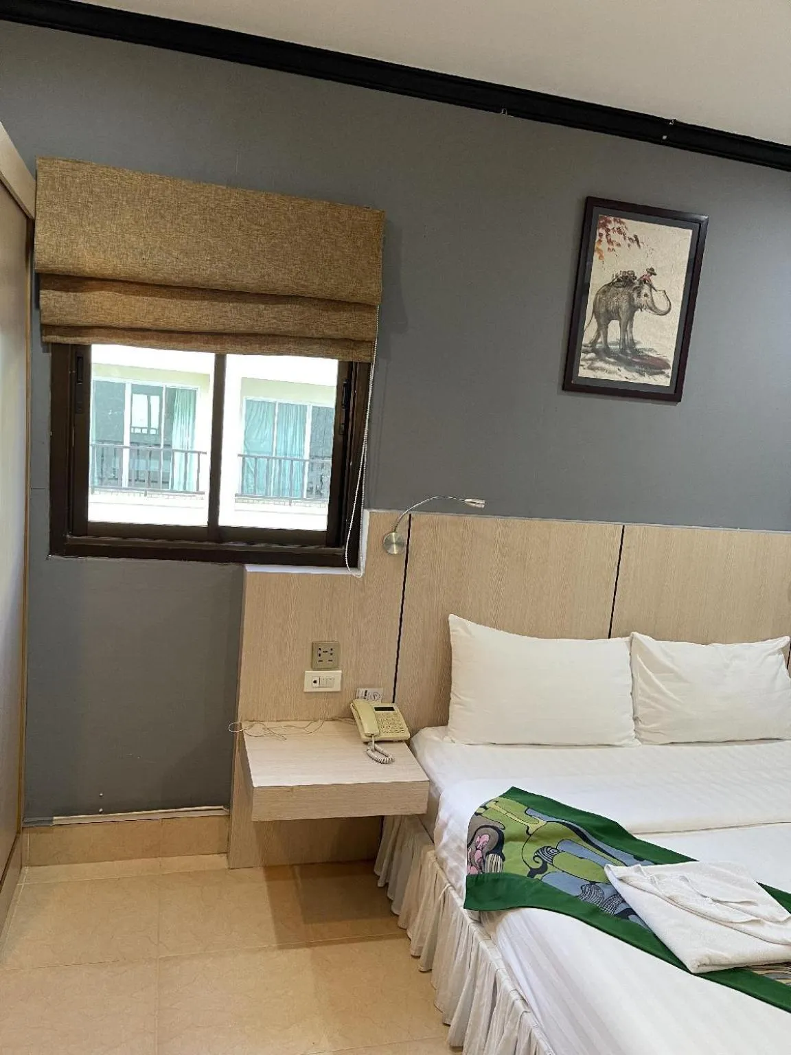 Bed in Lucky city hotel