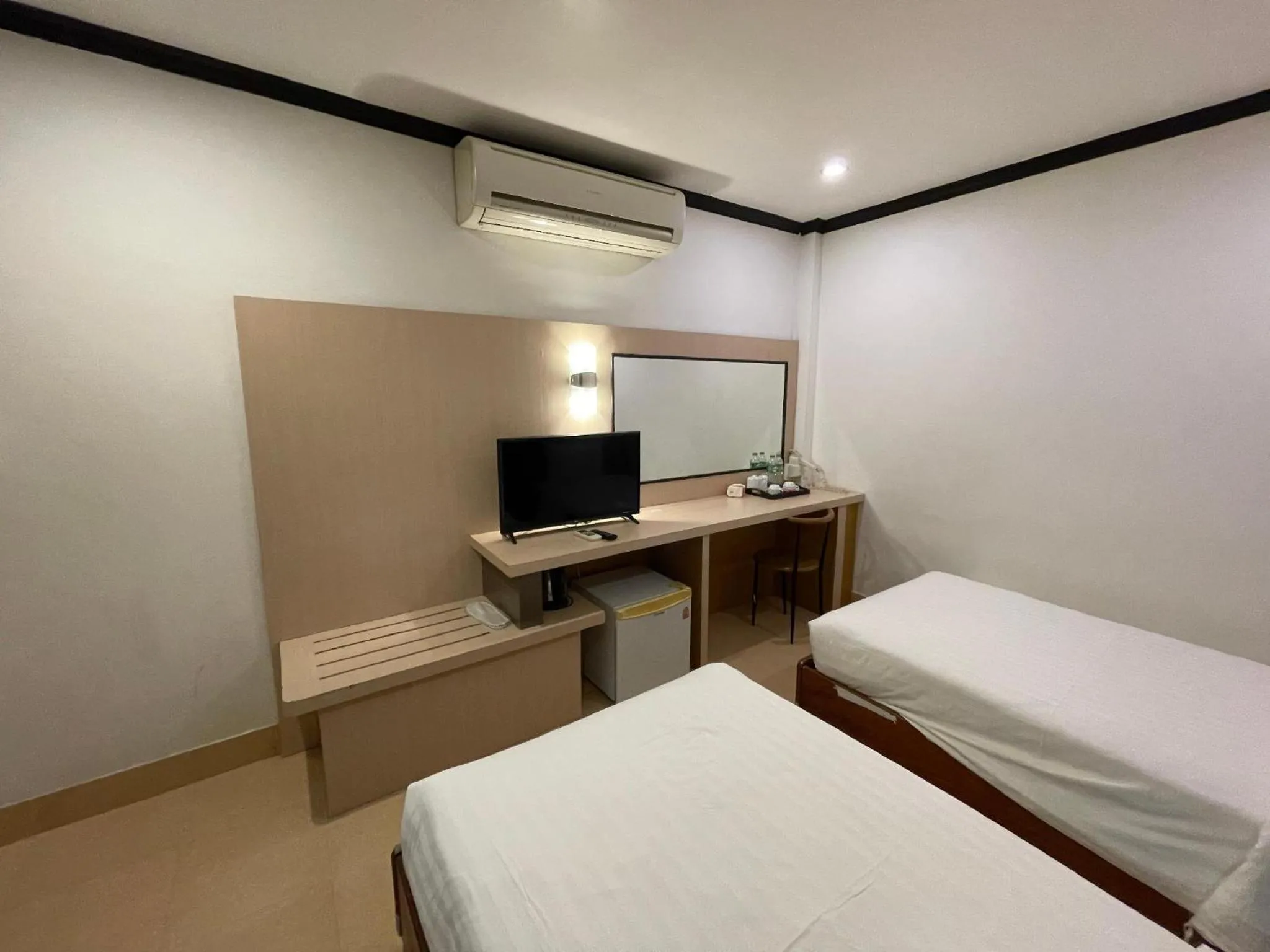 Bed in Lucky city hotel