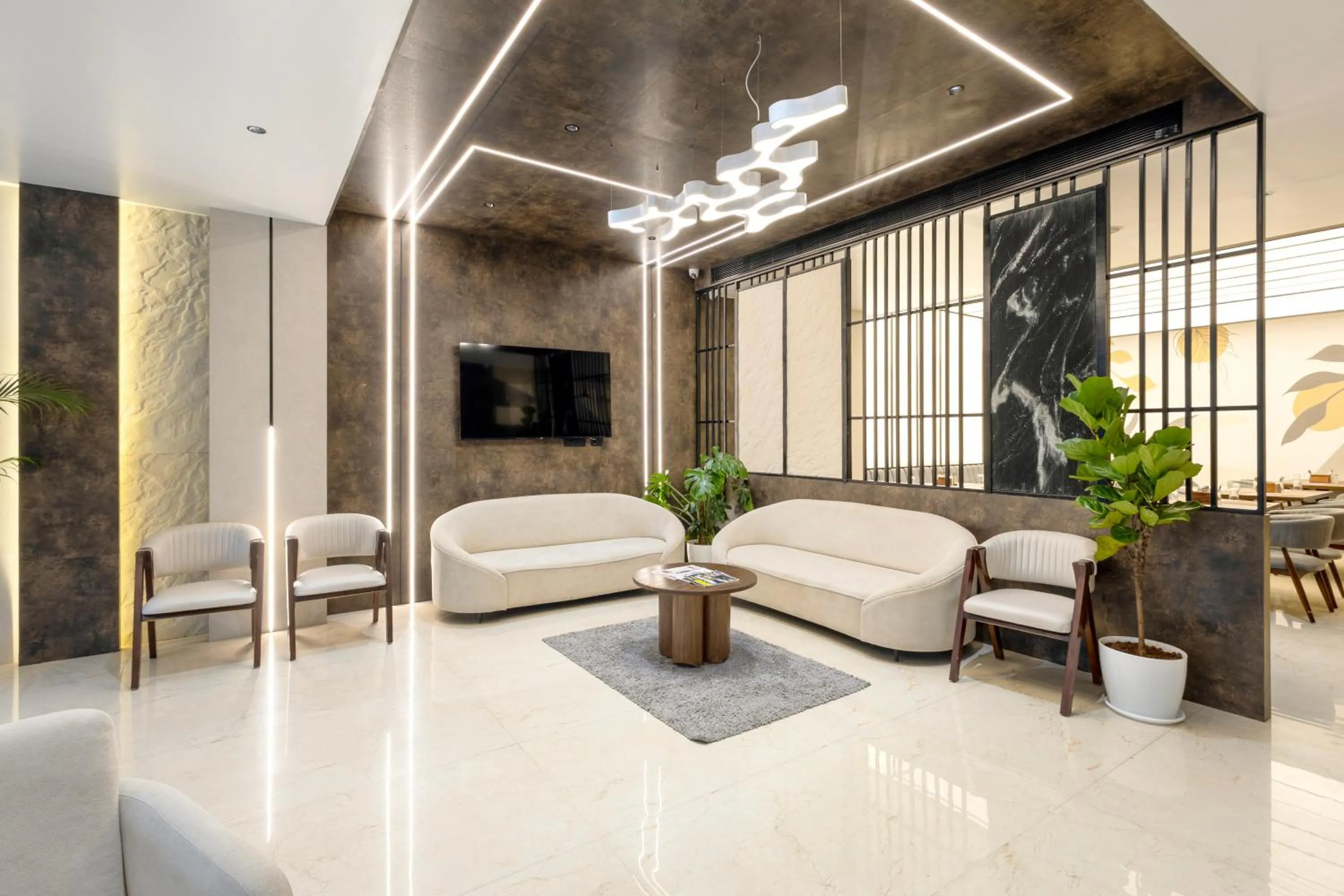 Lobby or reception in ECKO La Maniere Business Hotels