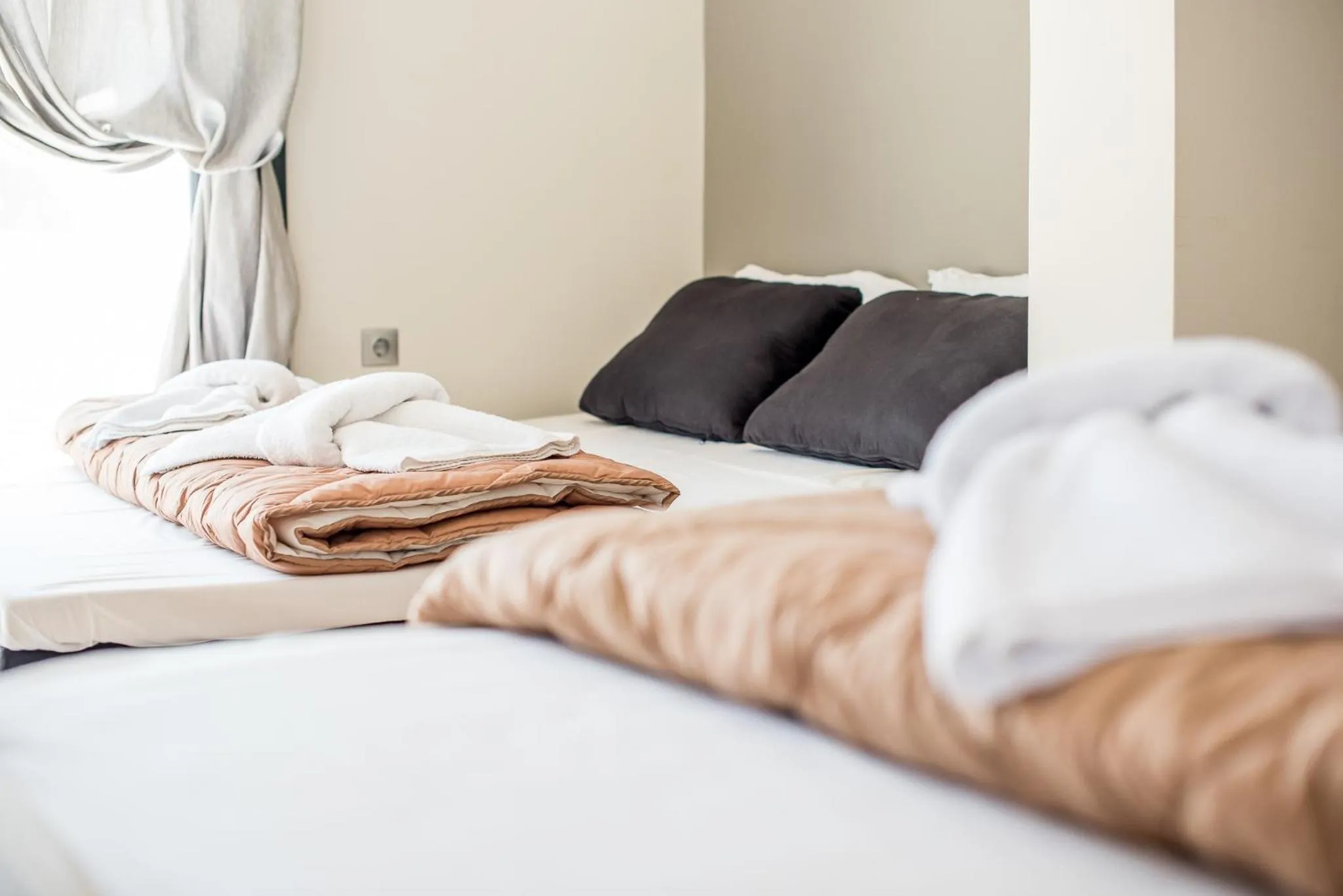 Bed in Golden Sun Villas