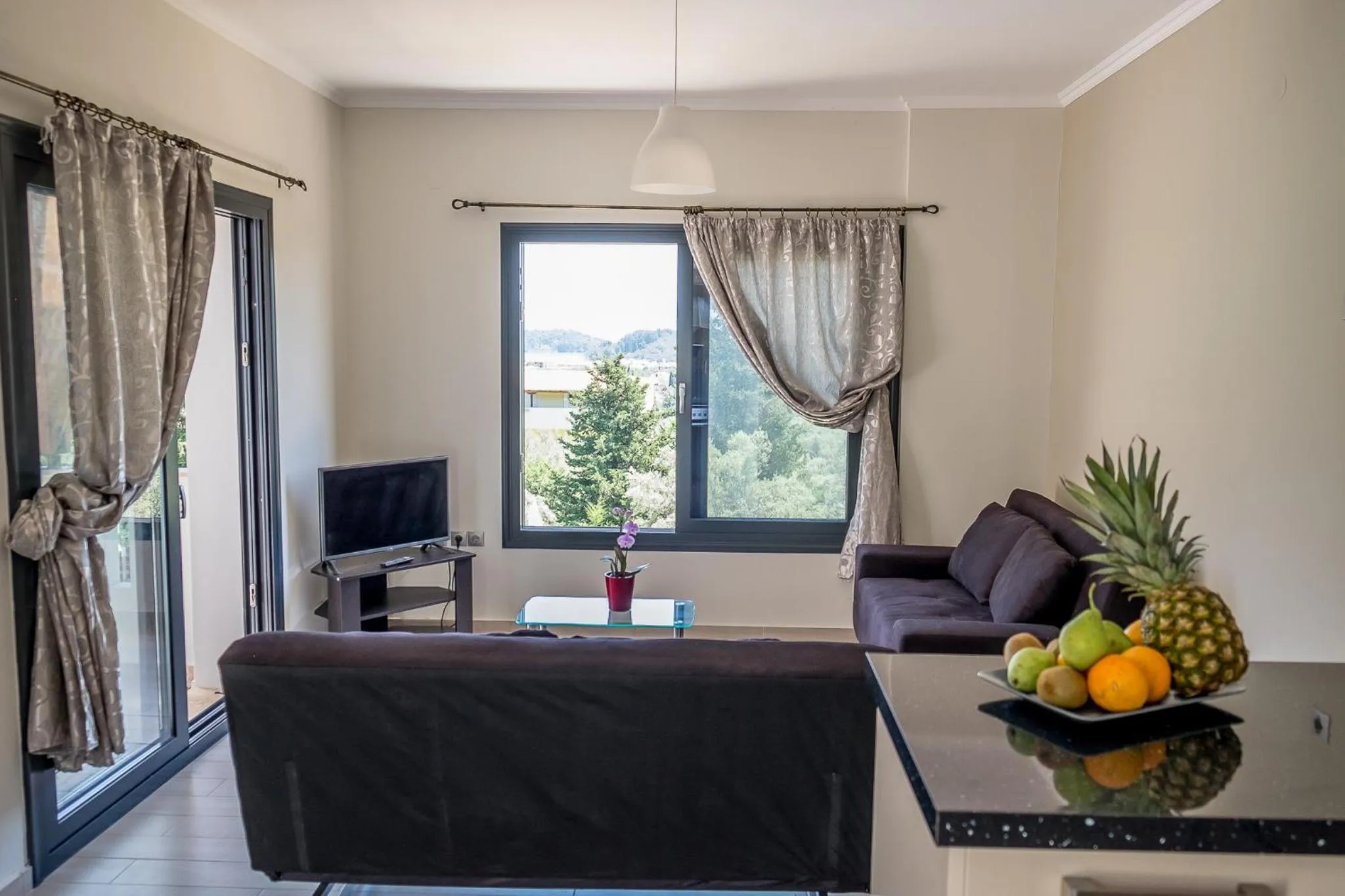 Living room in Golden Sun Villas