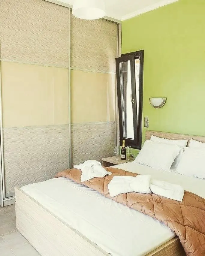 Bed in Golden Sun Villas