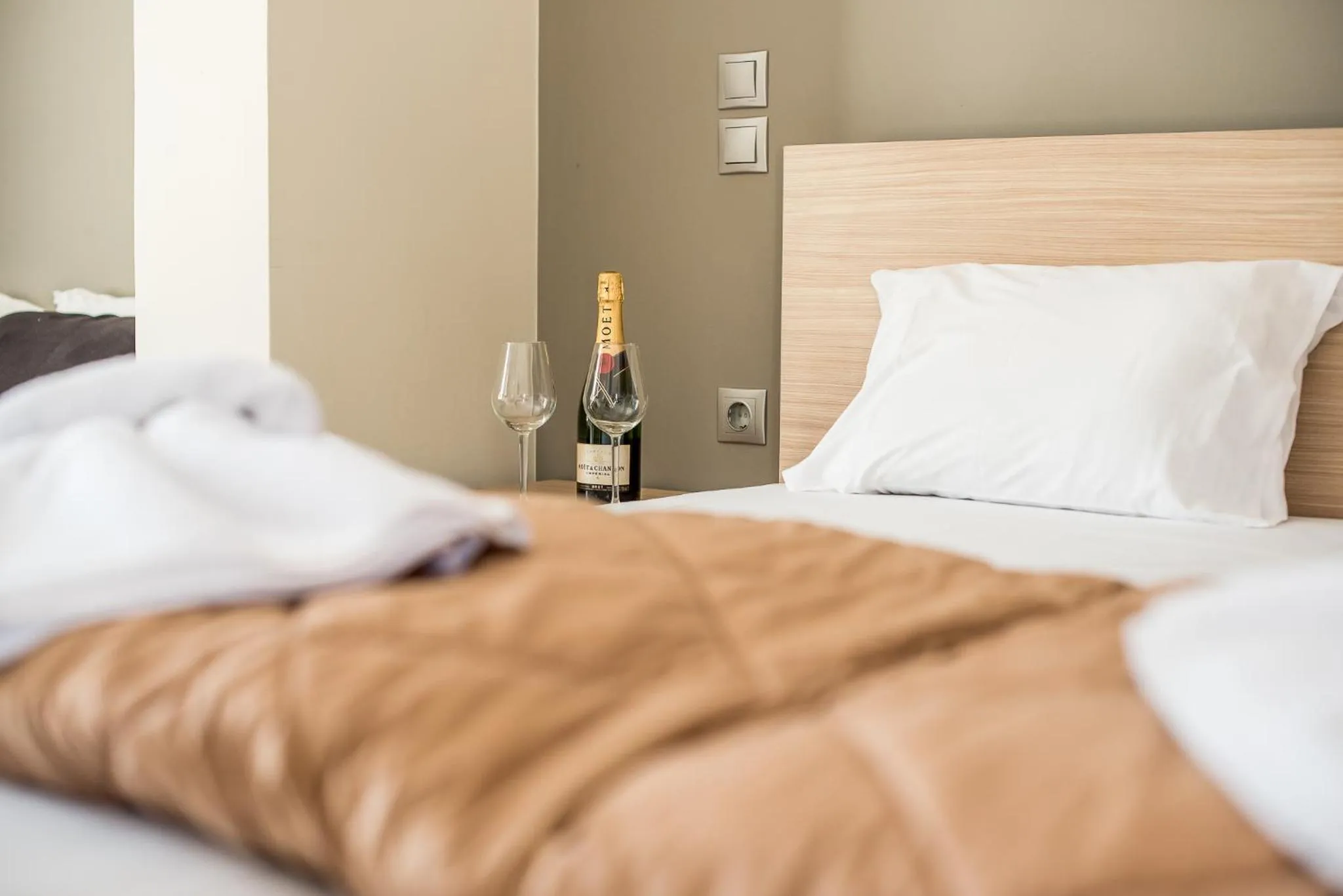 Bed in Golden Sun Villas