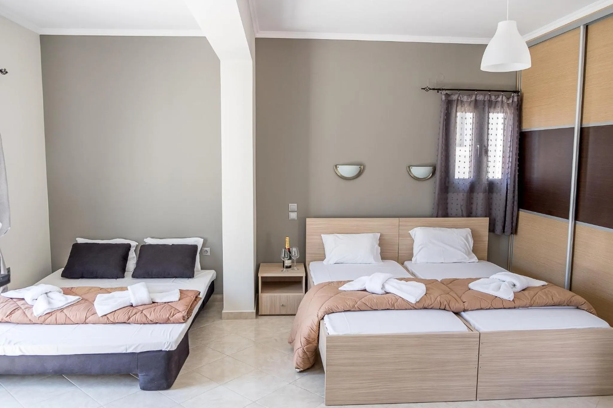 Photo of the whole room, Bed in Golden Sun Villas