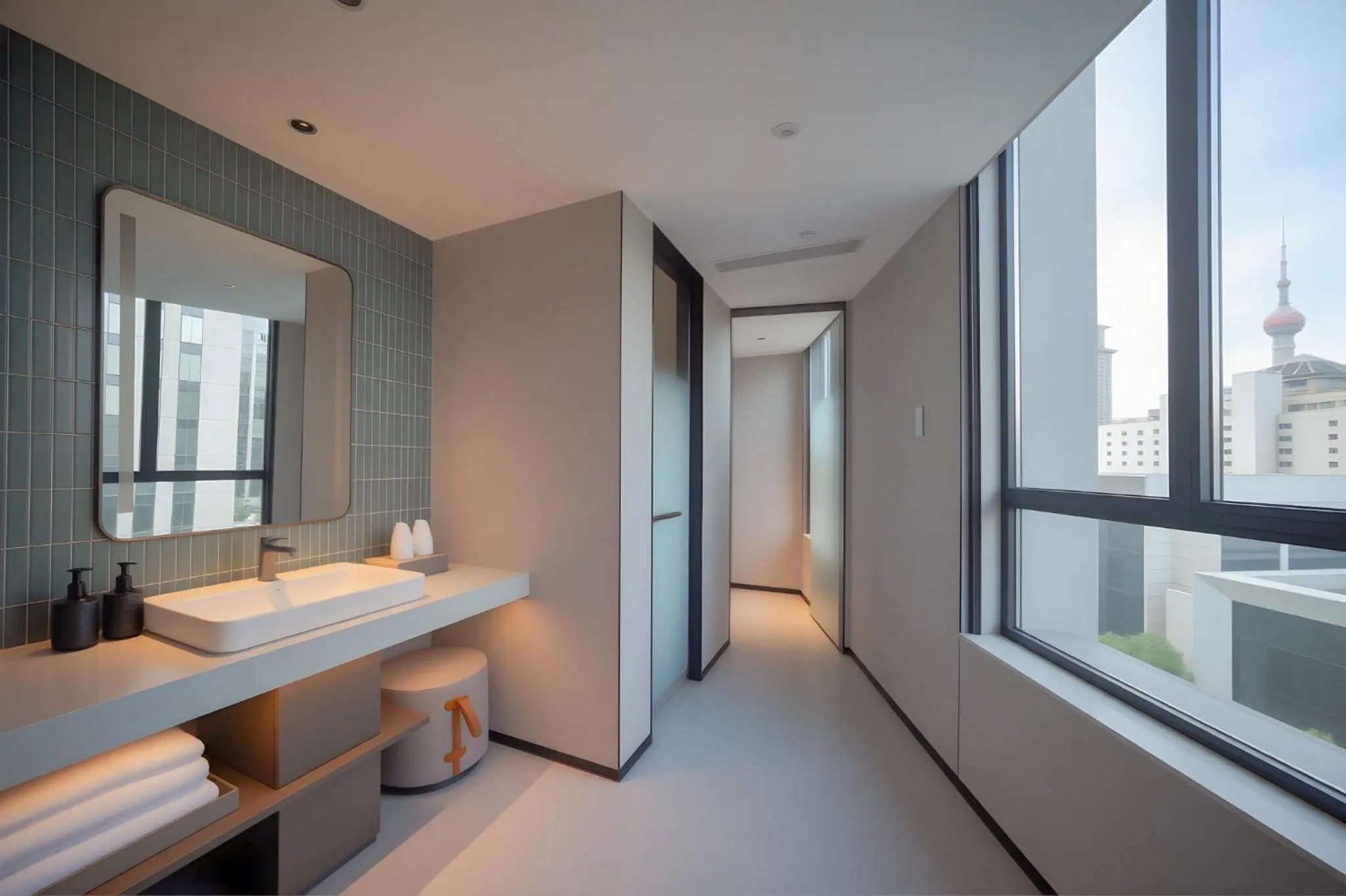 Bathroom in Holiday Inn Express Shanghai on The Bund by IHG