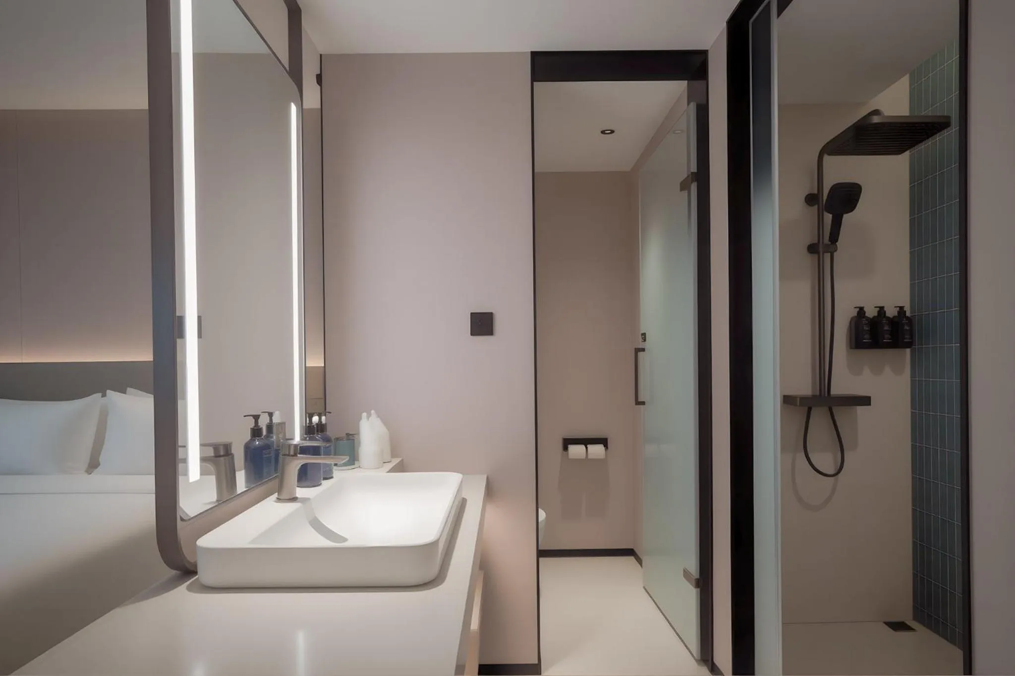 Bathroom, Bed in Holiday Inn Express Shanghai on The Bund by IHG