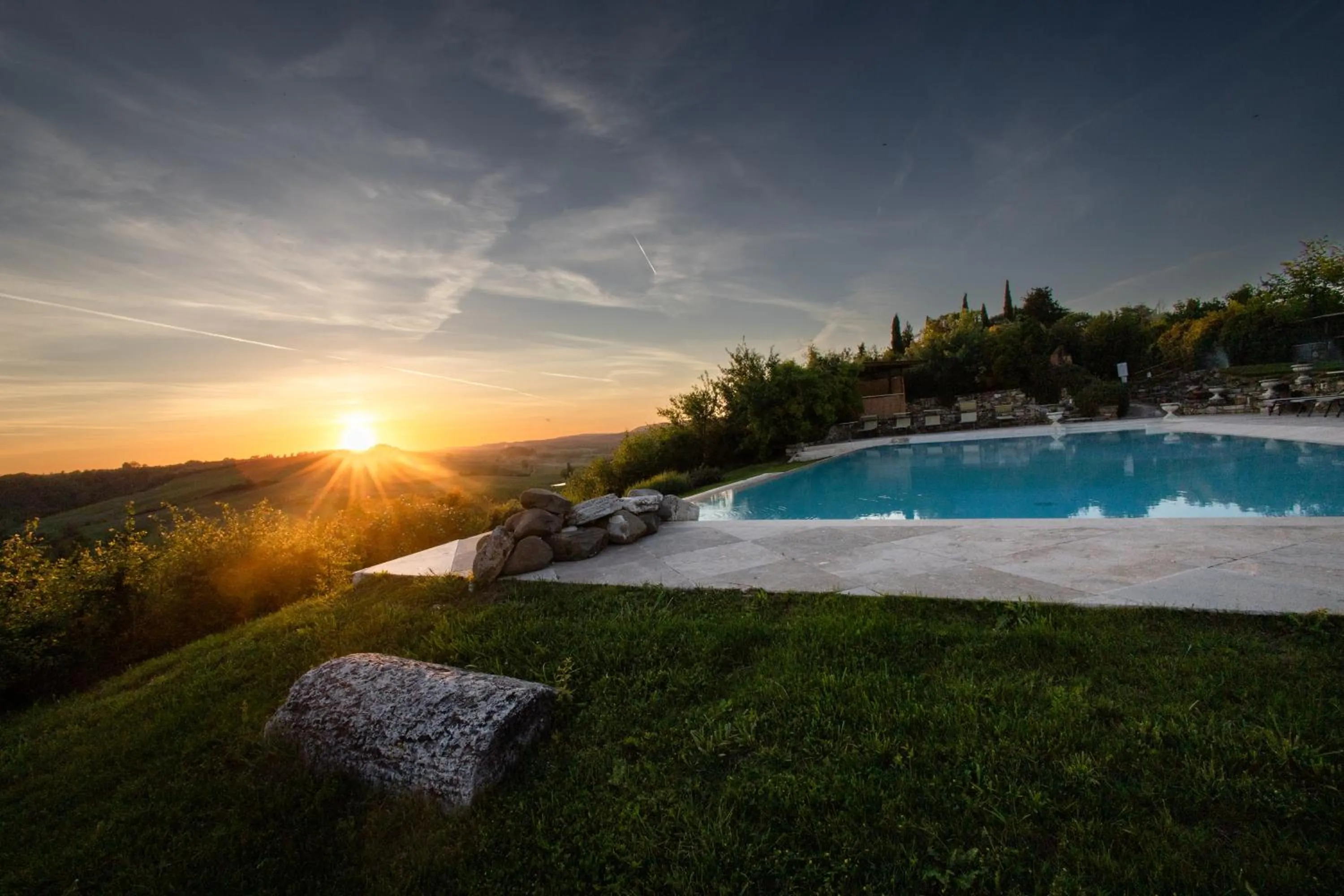 Swimming pool in Borgo Laticastelli