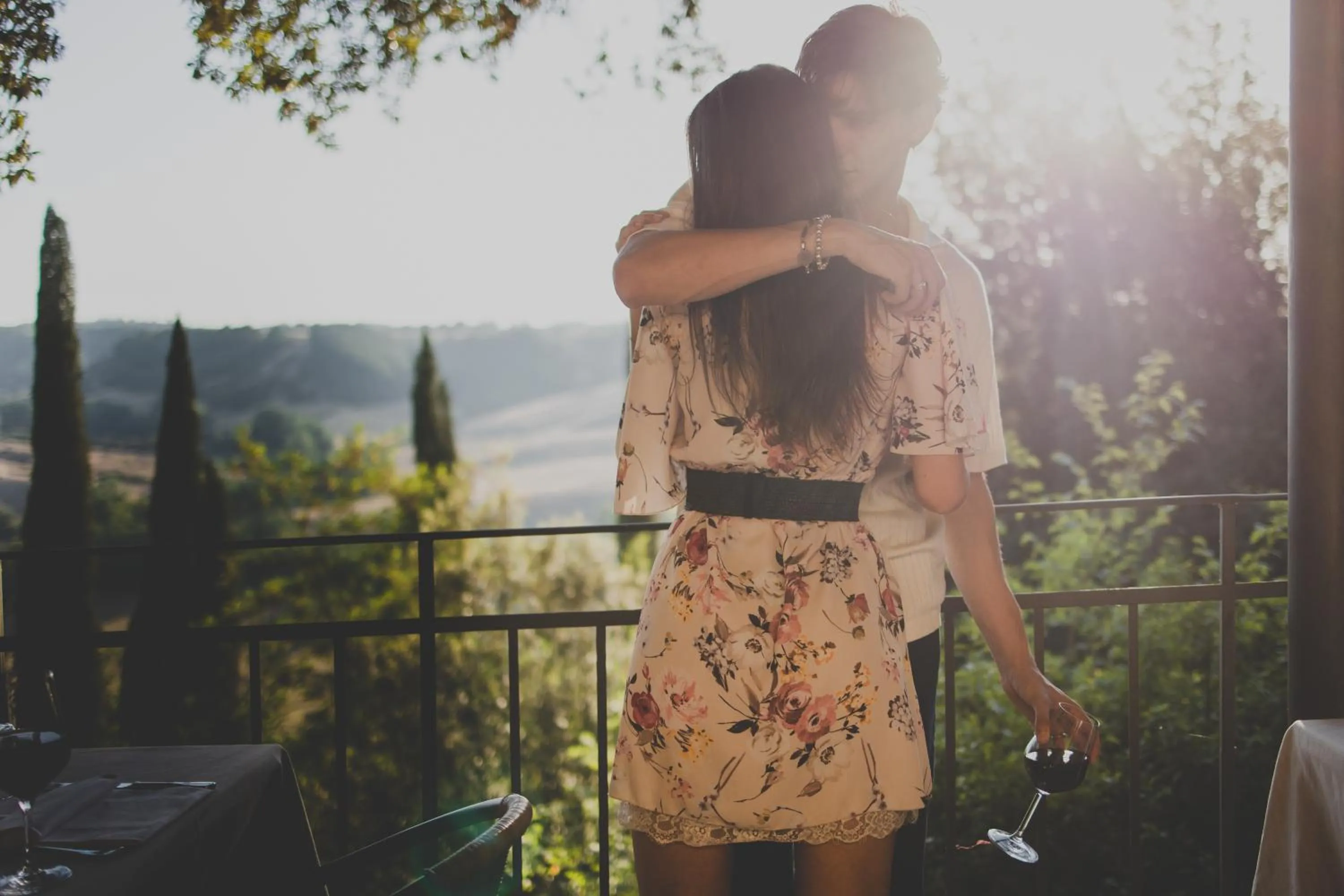 Natural landscape in Borgo Laticastelli