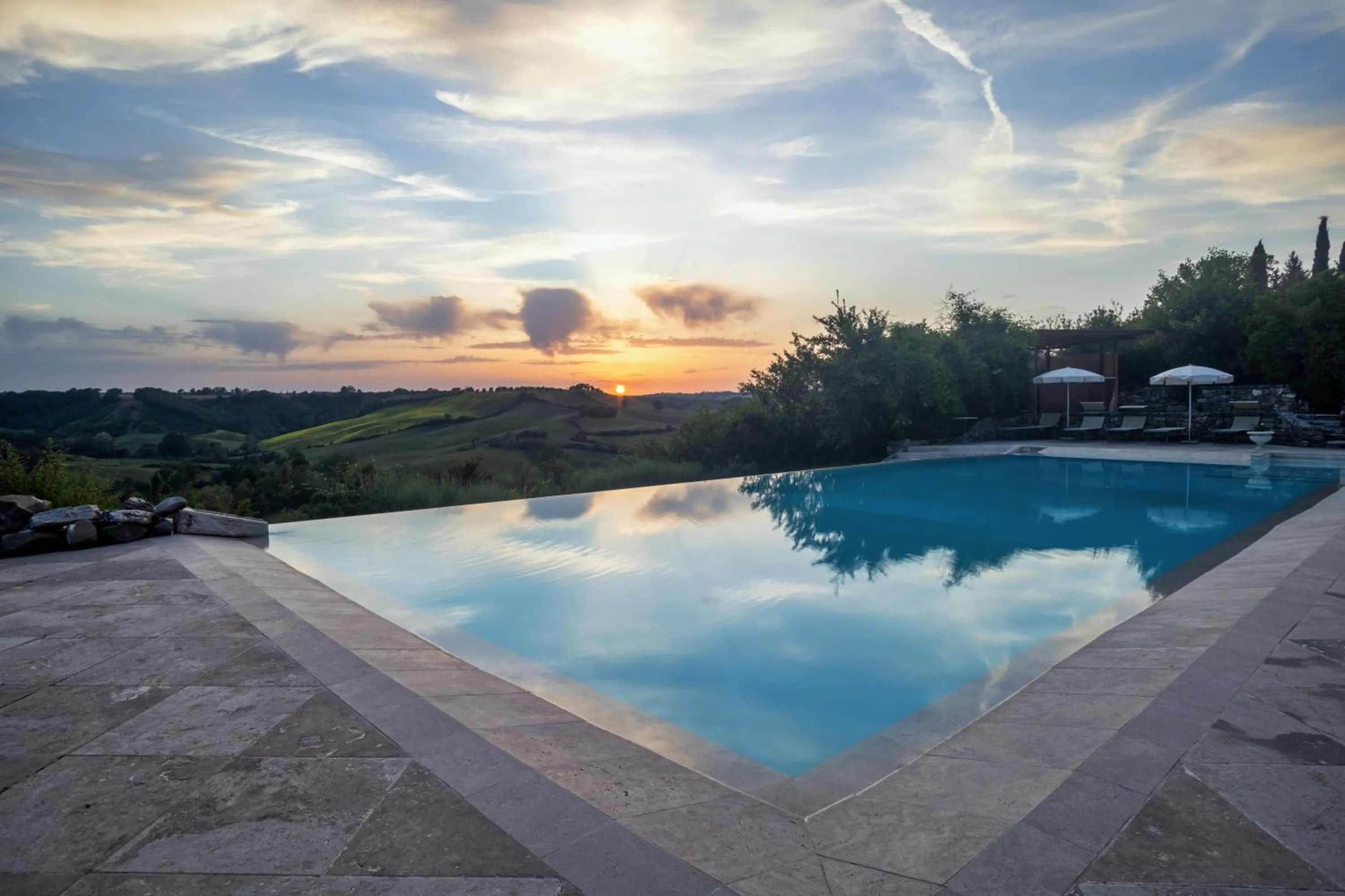 Swimming pool in Borgo Laticastelli