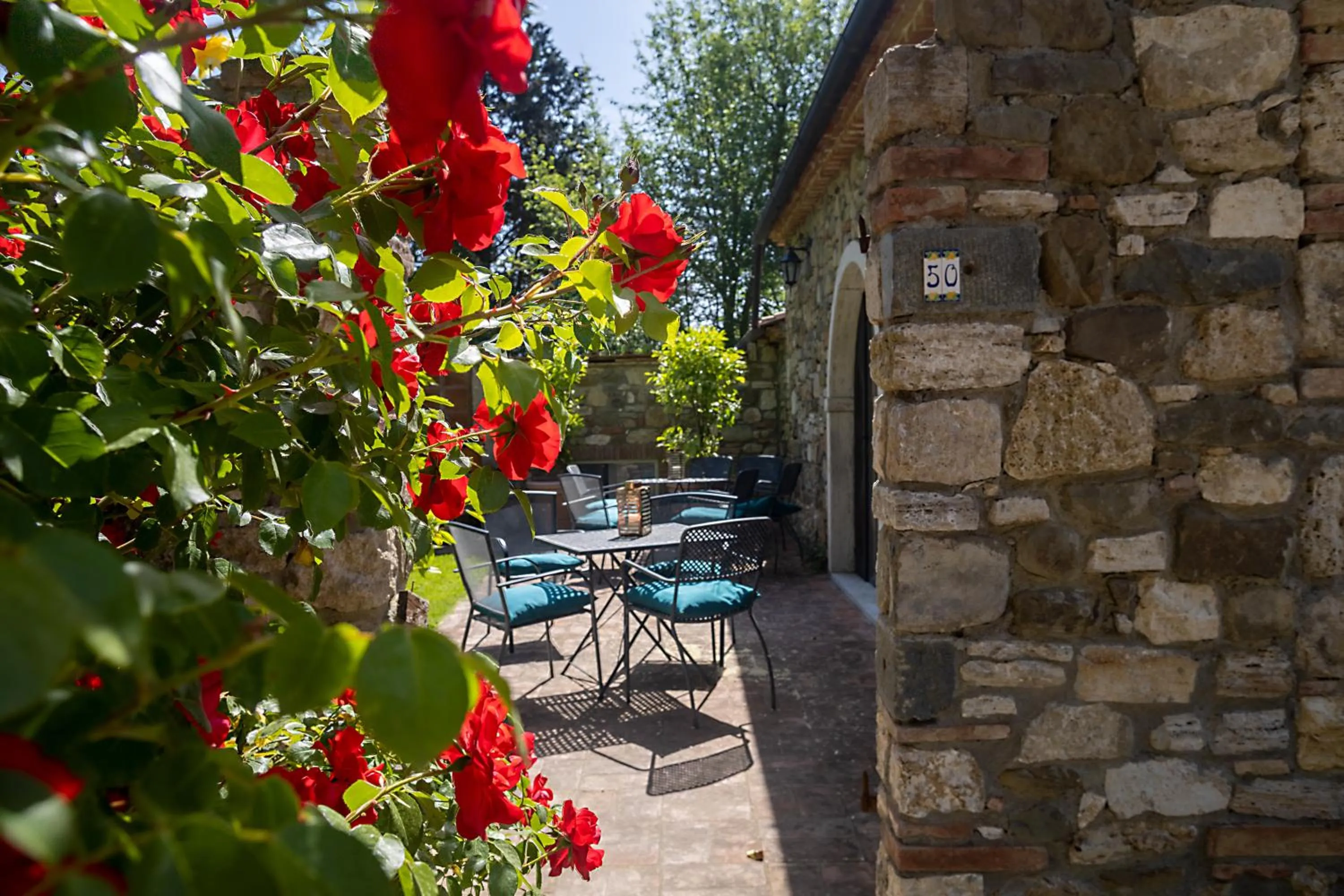 Patio in Borgo Laticastelli