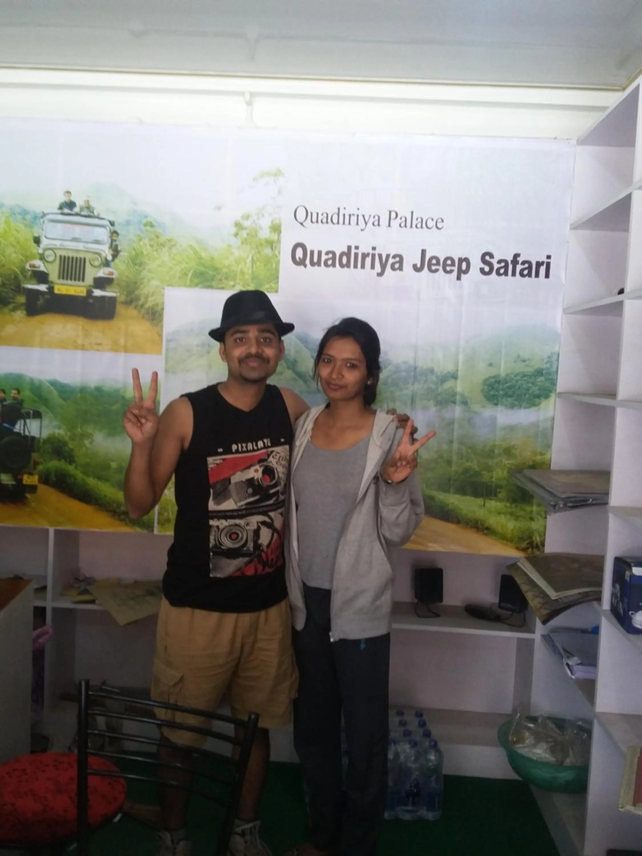 group of guests in Quadriya Palace