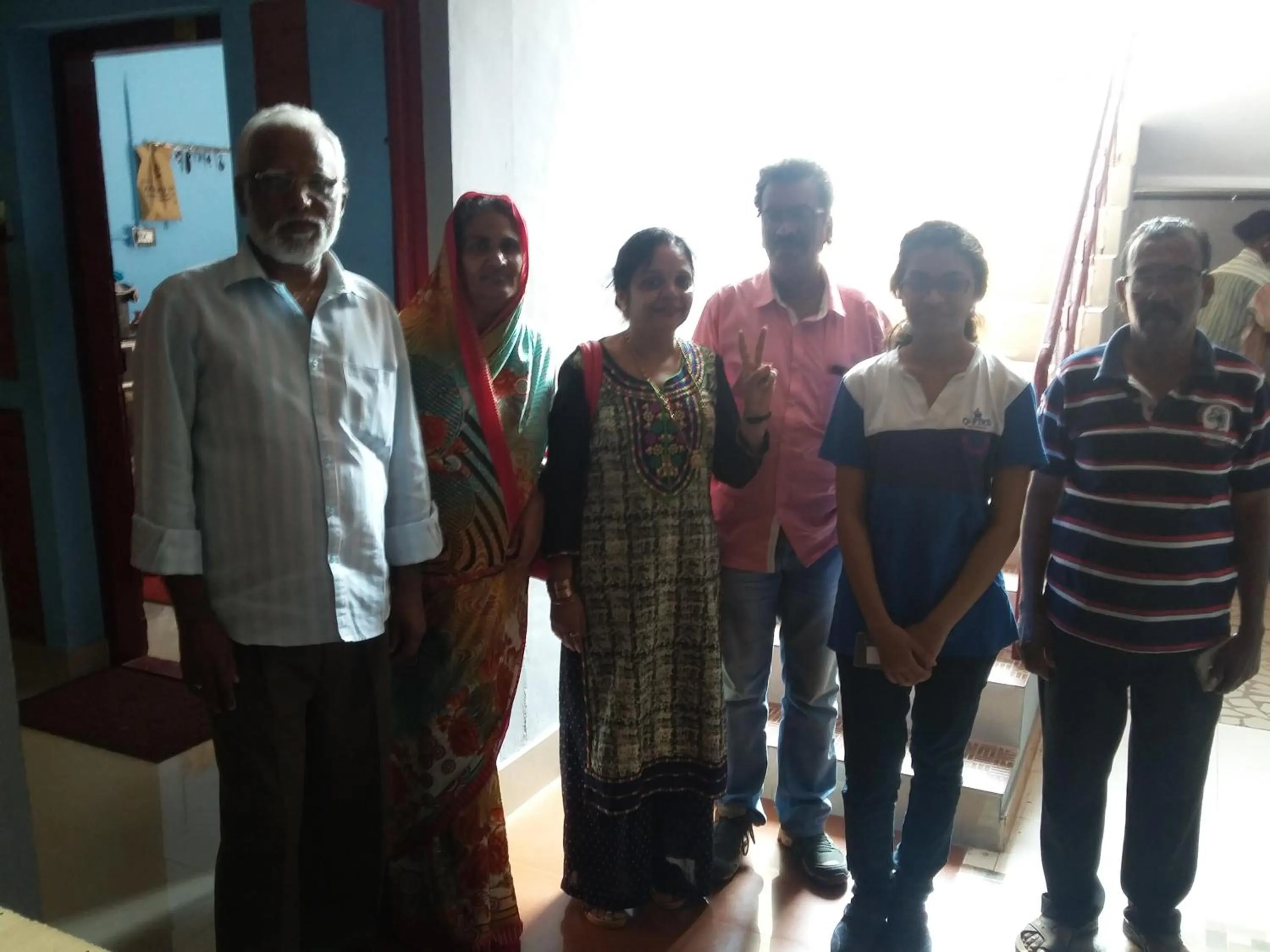 group of guests in Quadriya Palace