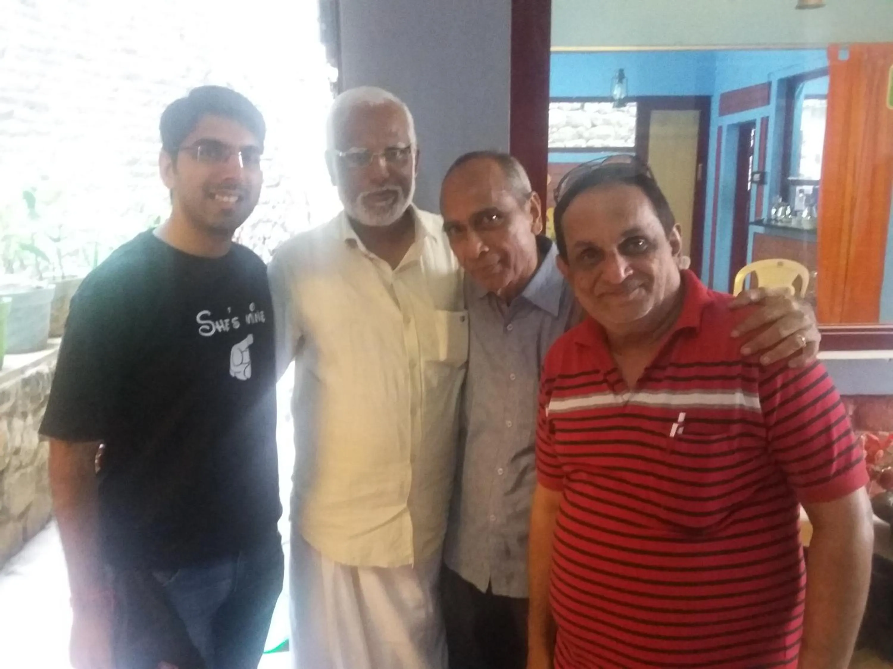 group of guests in Quadriya Palace