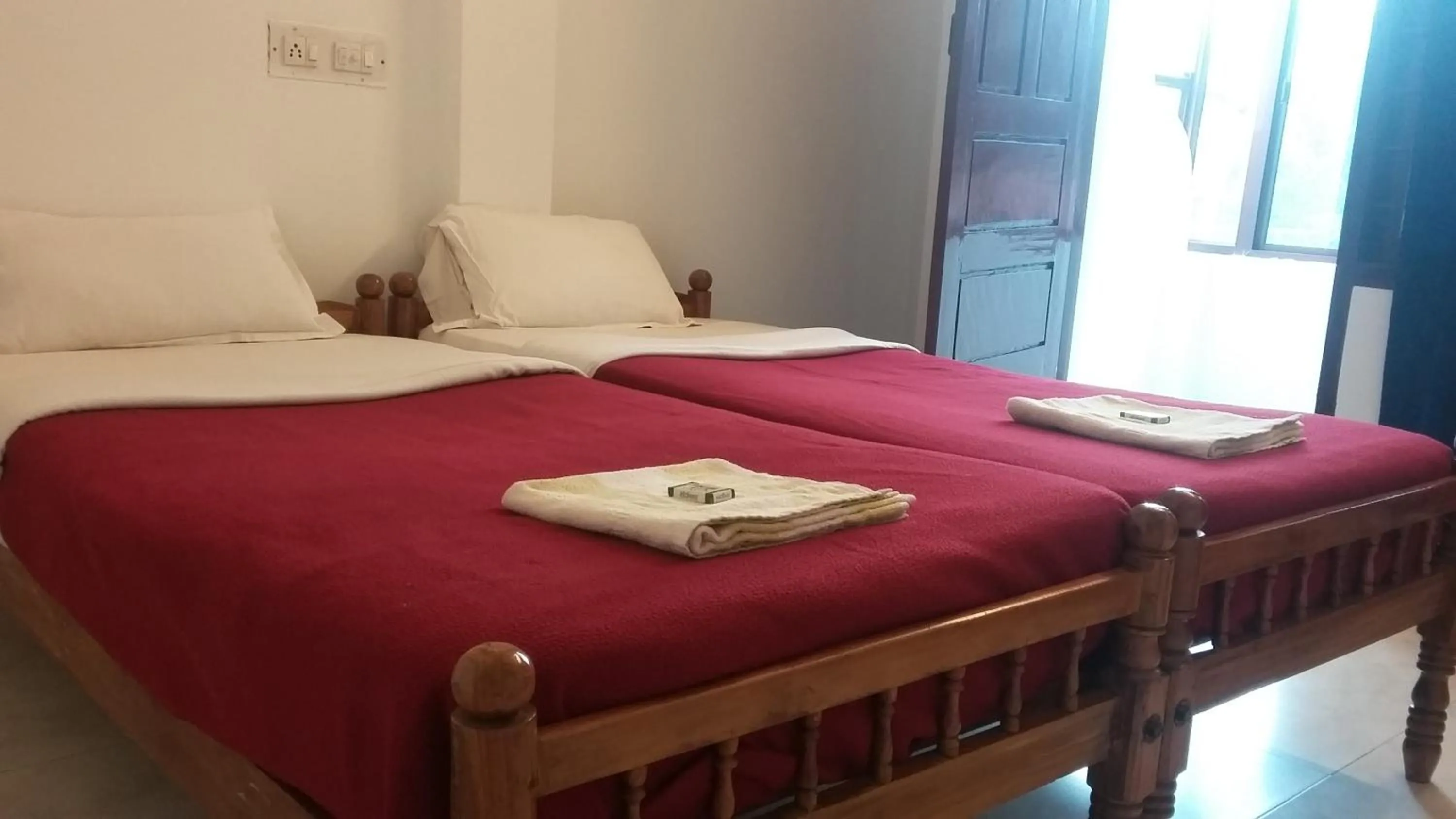 Bed in Quadriya Palace