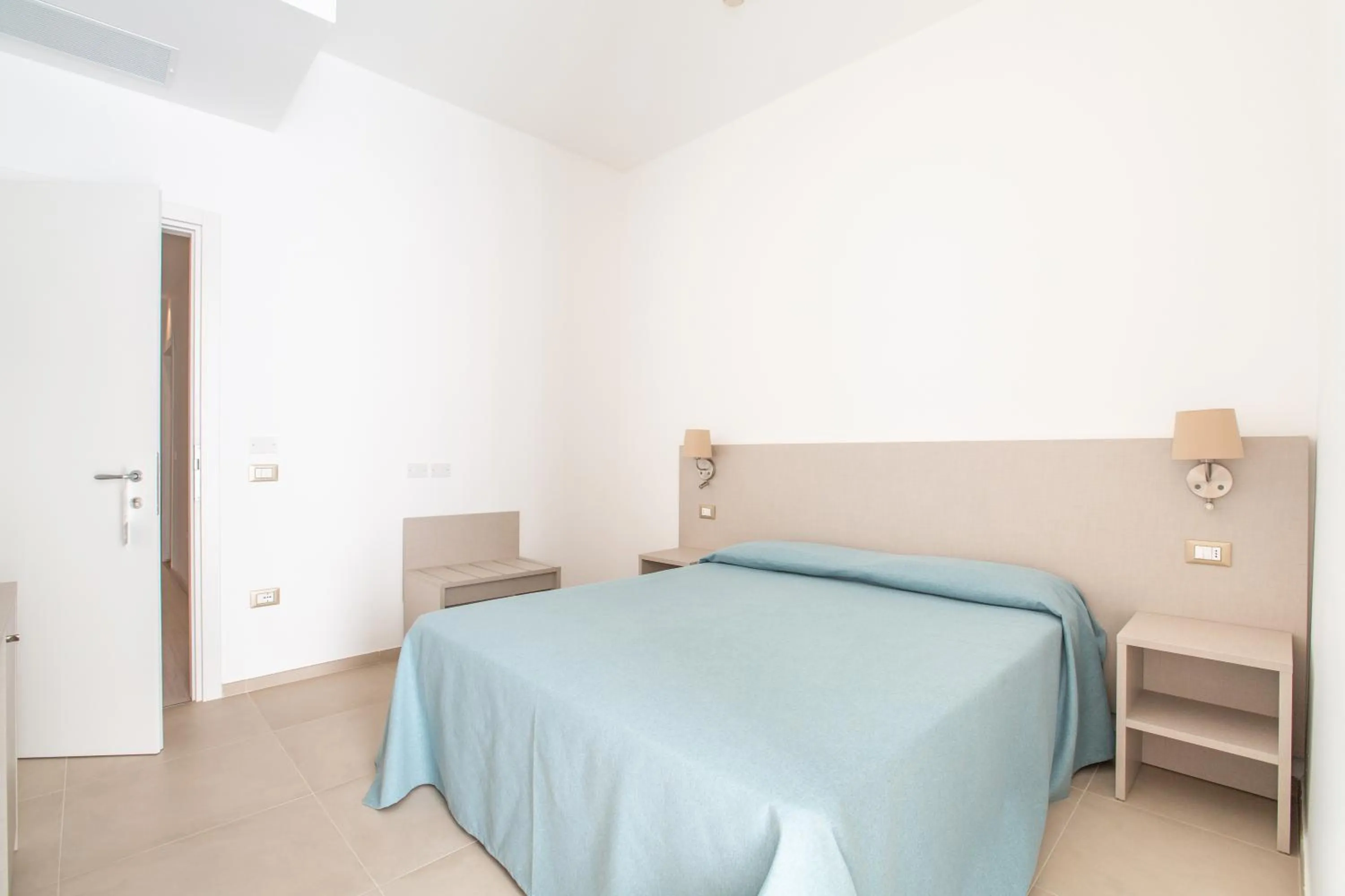 Bed in Hotel Falcone