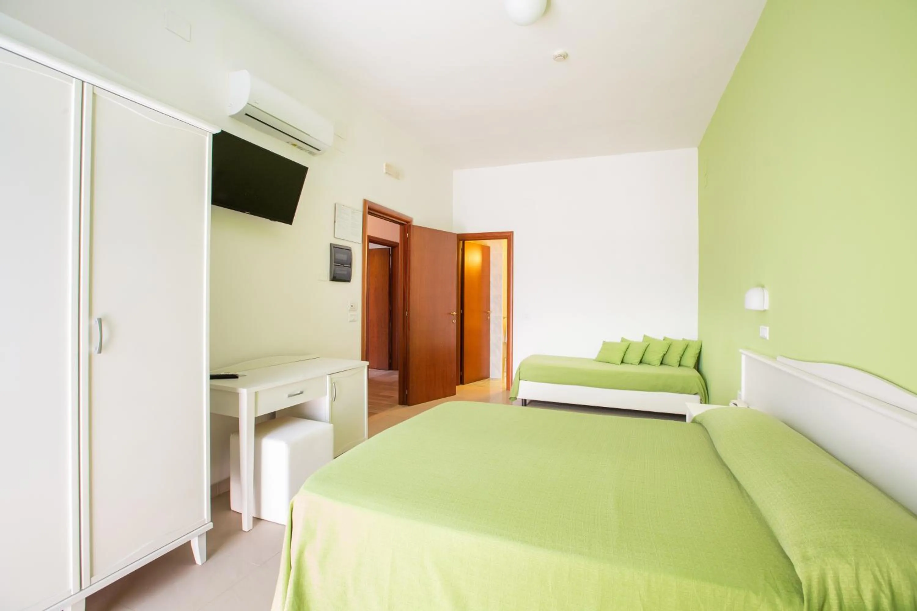 Bed in Hotel Falcone