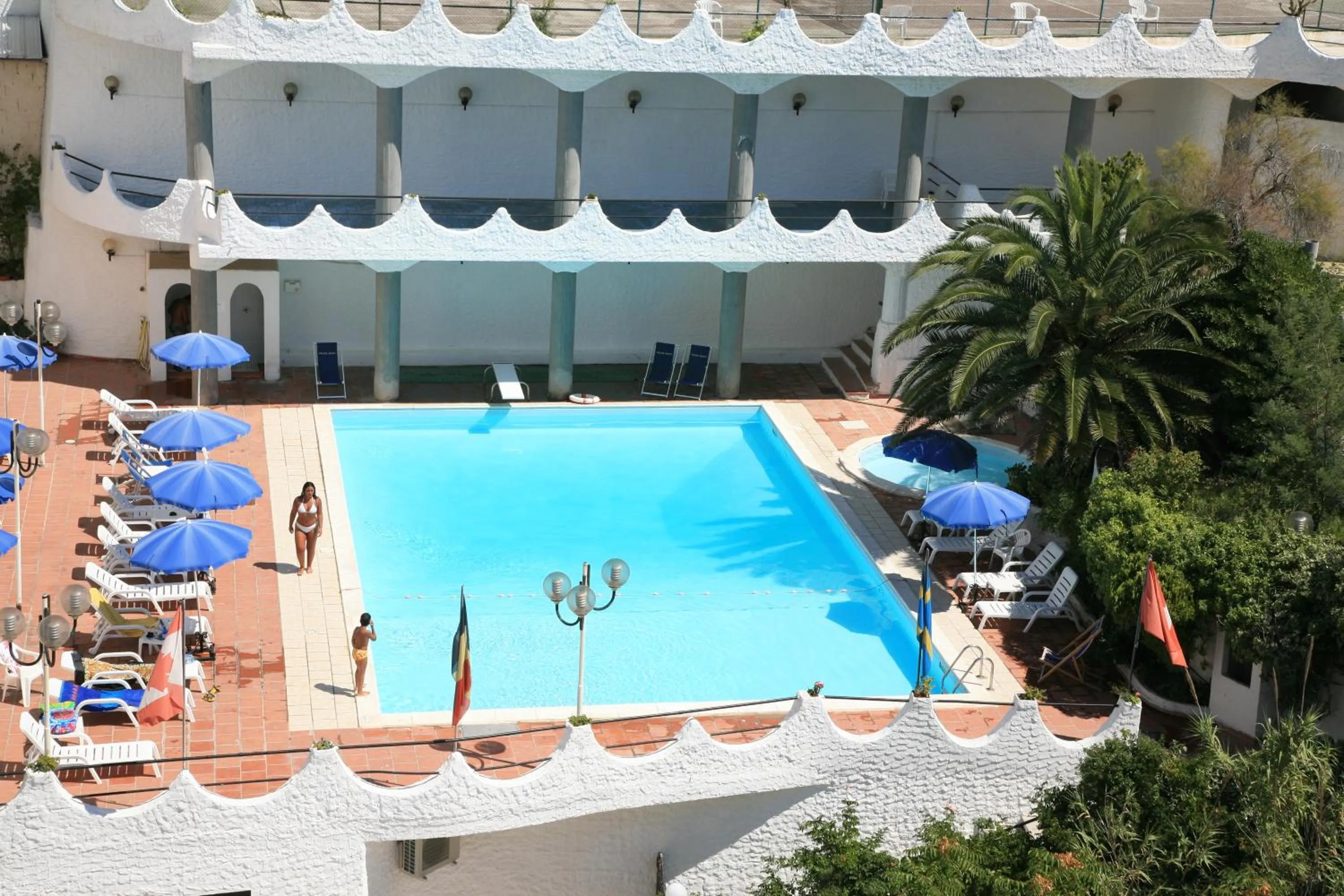 Swimming pool in Hotel Falcone