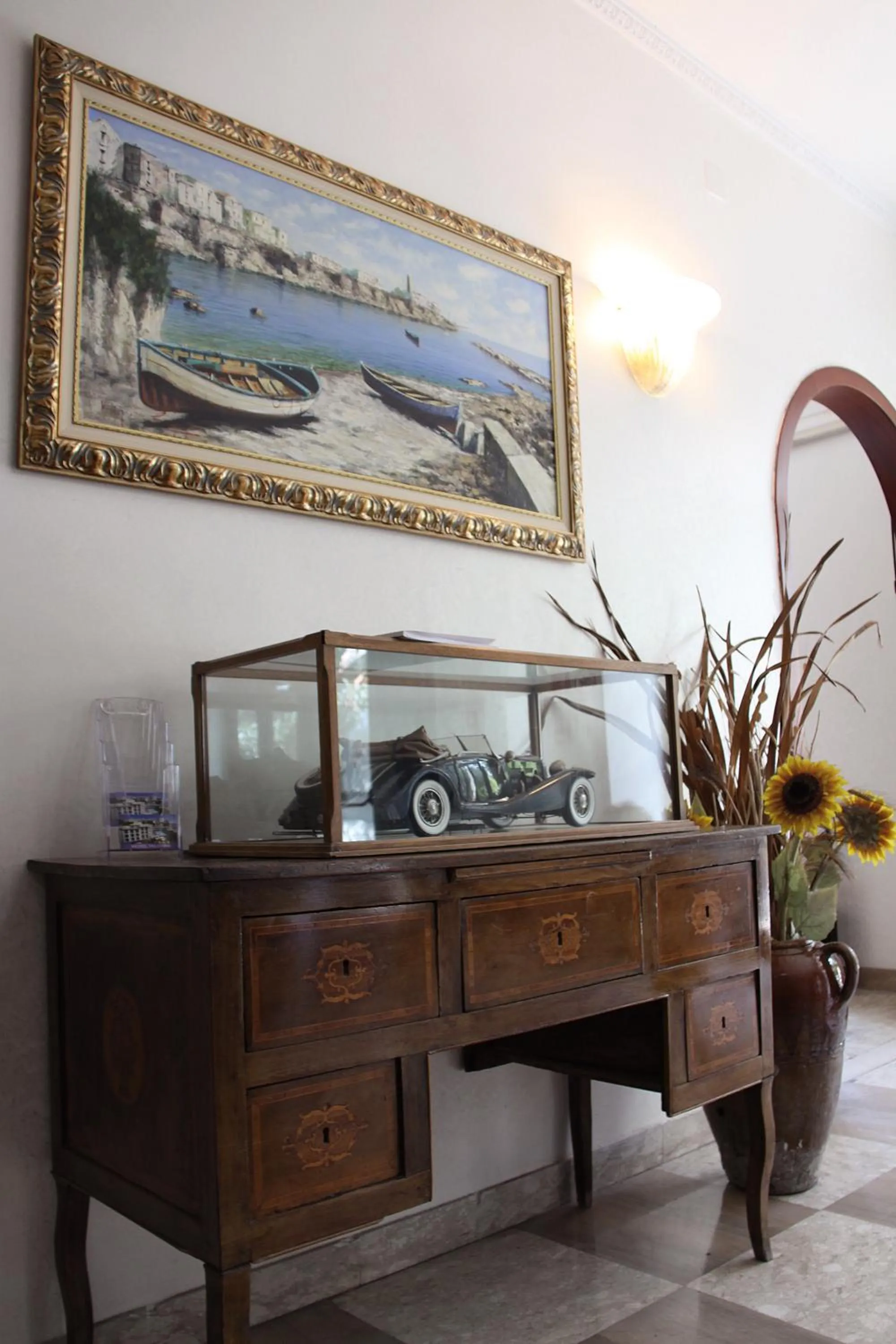 Decorative detail in Hotel Falcone