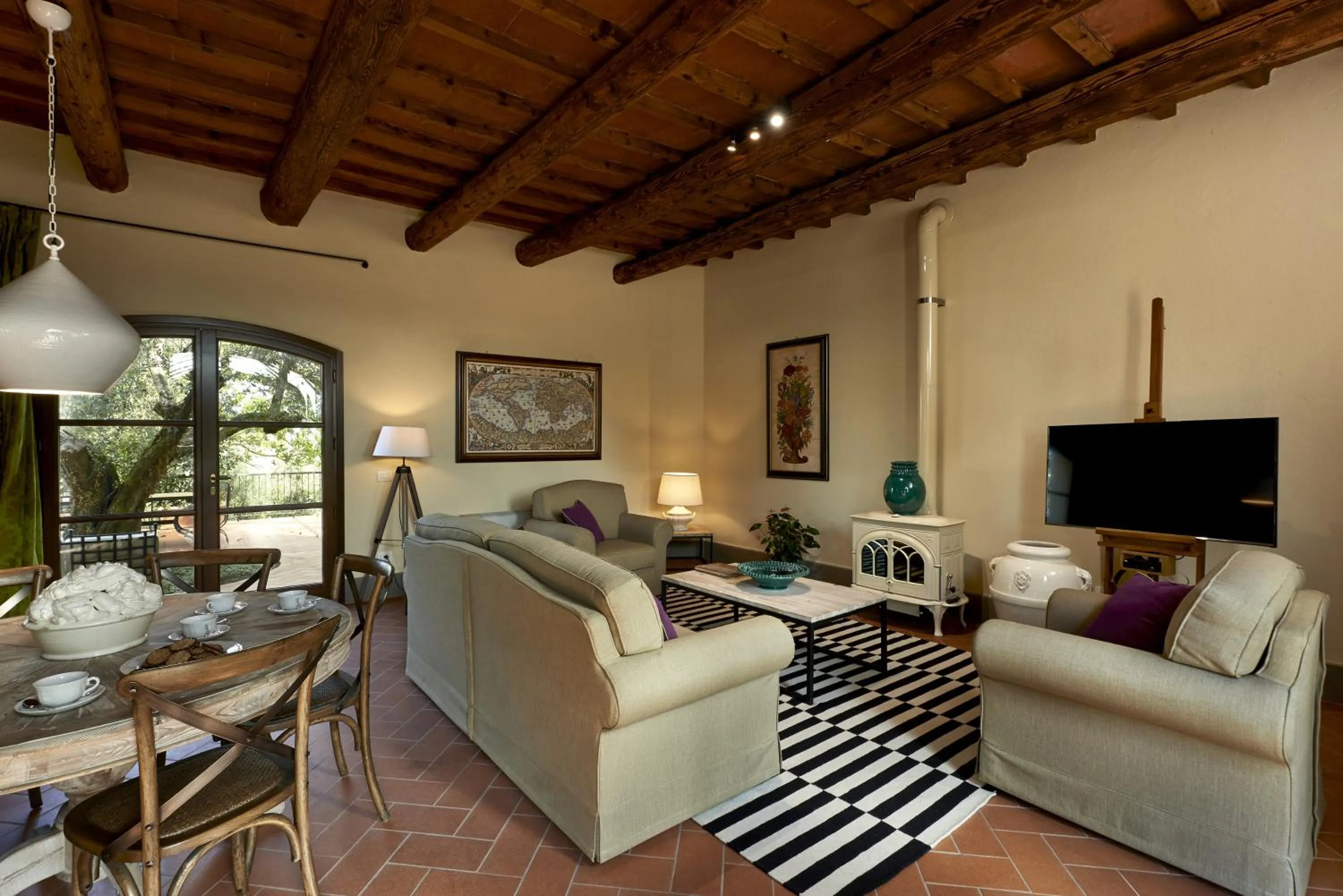 Living room in Villa Medicea di Lilliano
