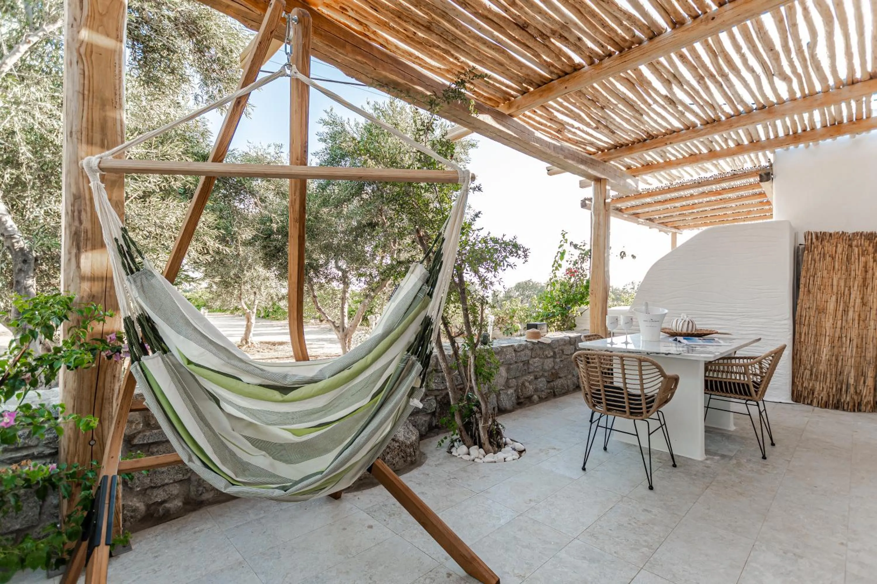 Patio in Naxian Serenity Suites