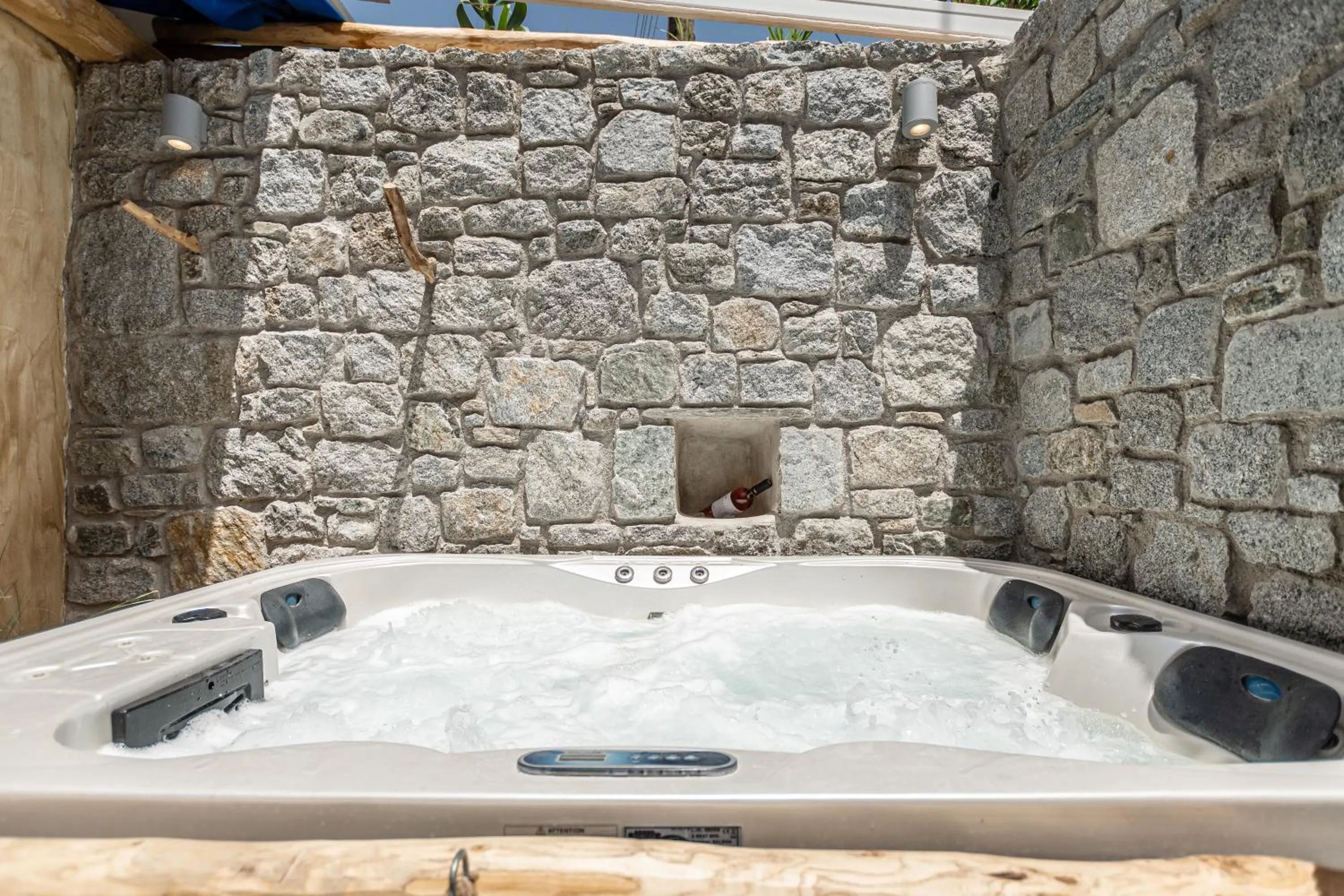 Shower in Naxian Serenity Suites