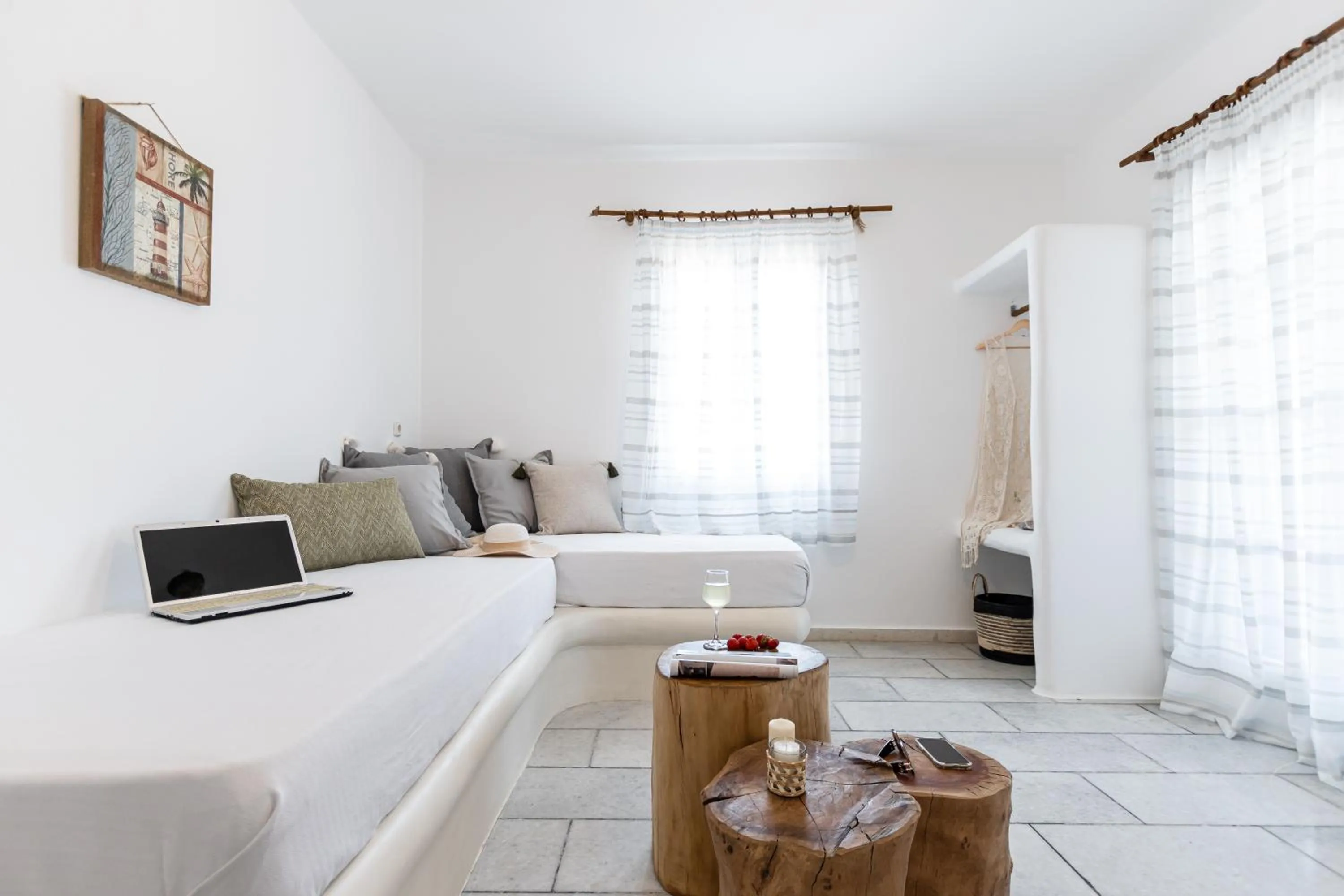 Shower in Naxian Serenity Suites