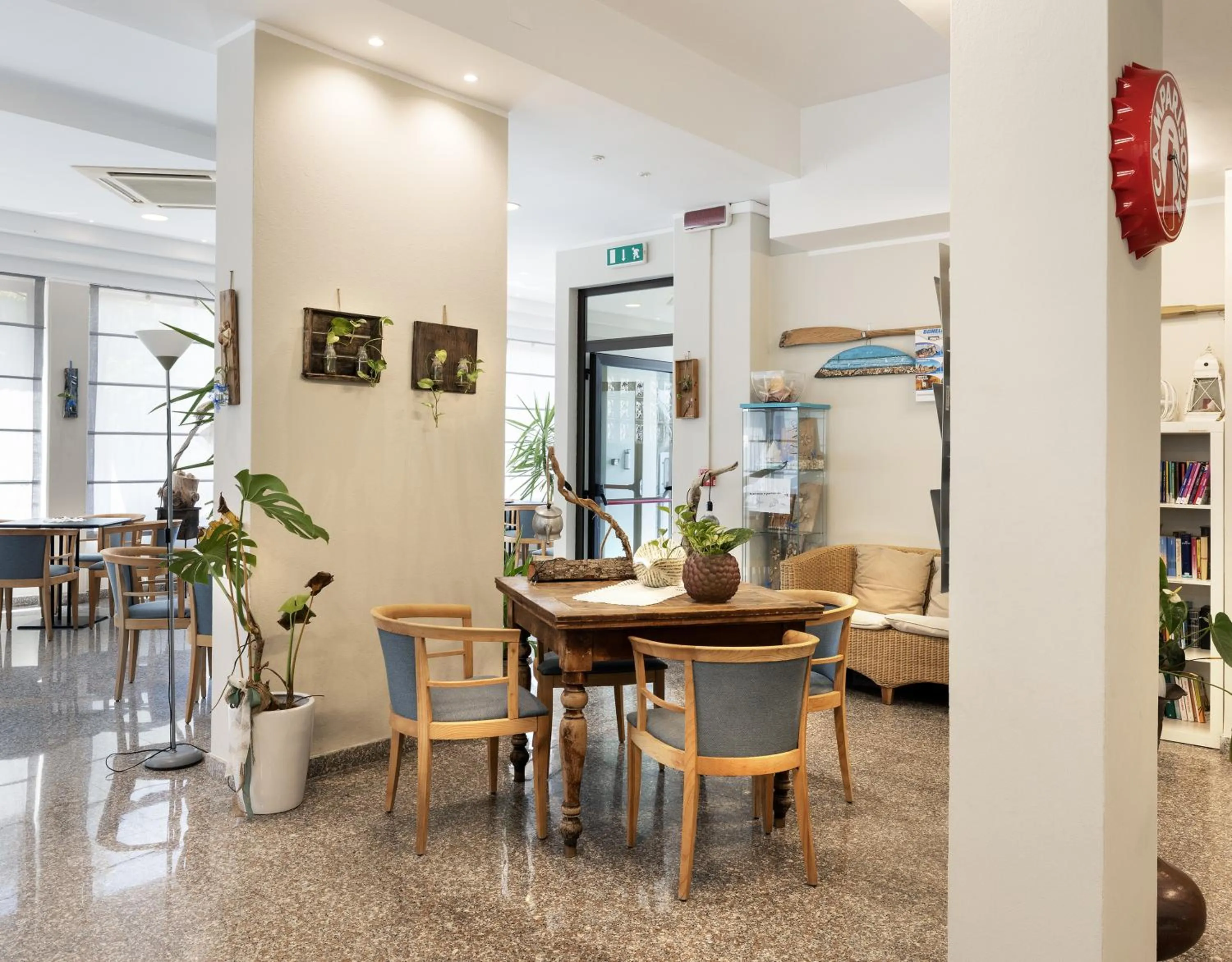 Seating area in Hotel Buona fortuna