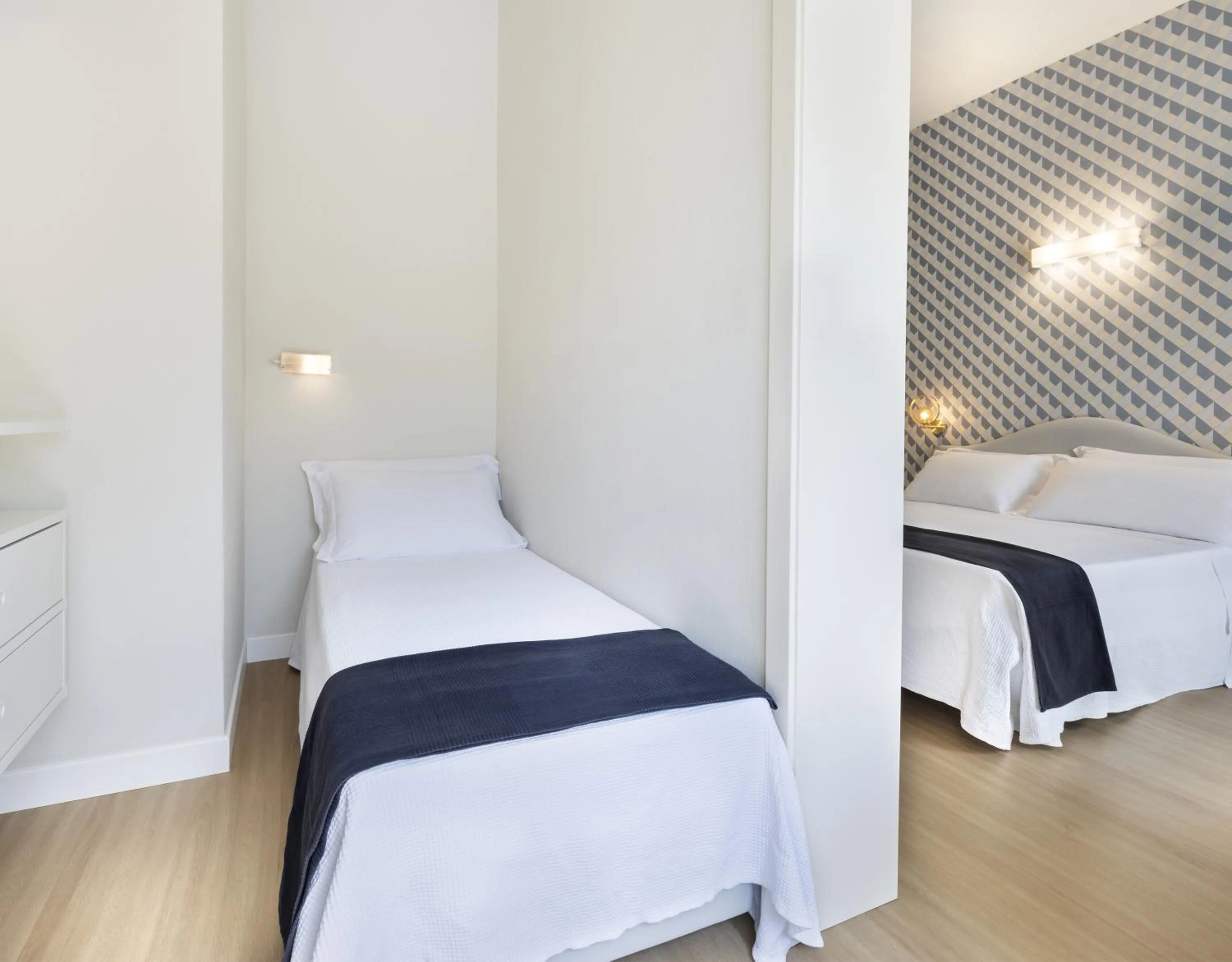 Bed in Hotel Buona fortuna