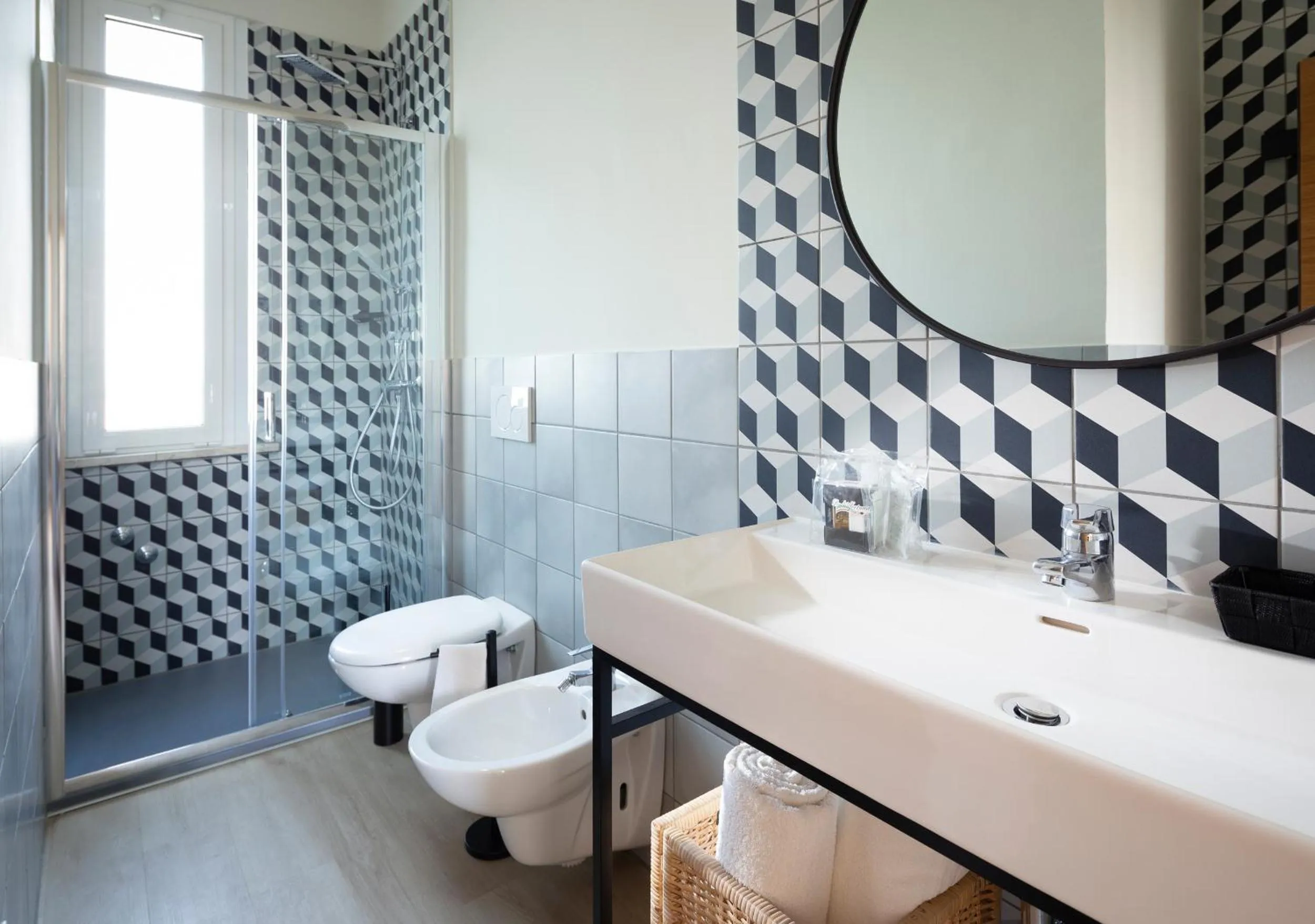 Shower in Hotel Buona fortuna